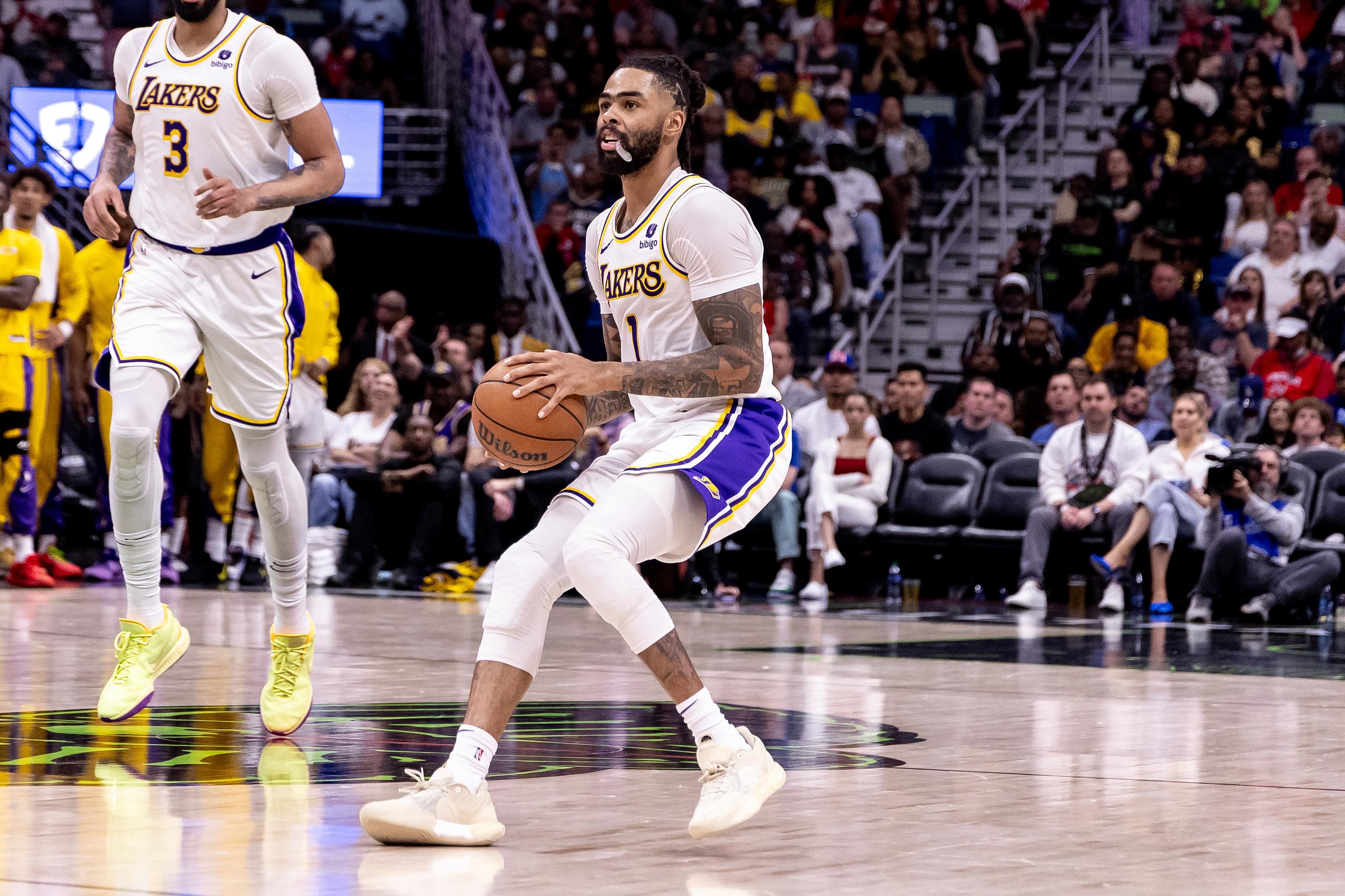 Los Angeles Lakers' D'Angelo Russell