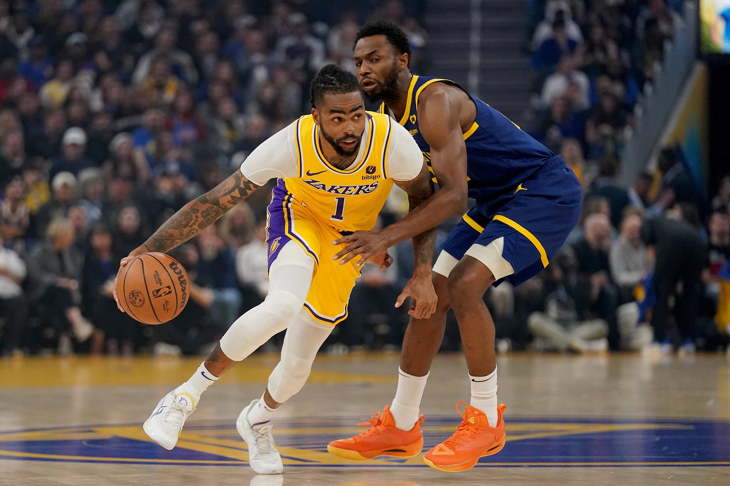D'Angelo Russell, Los Angeles Lakers, Golden State Warriors