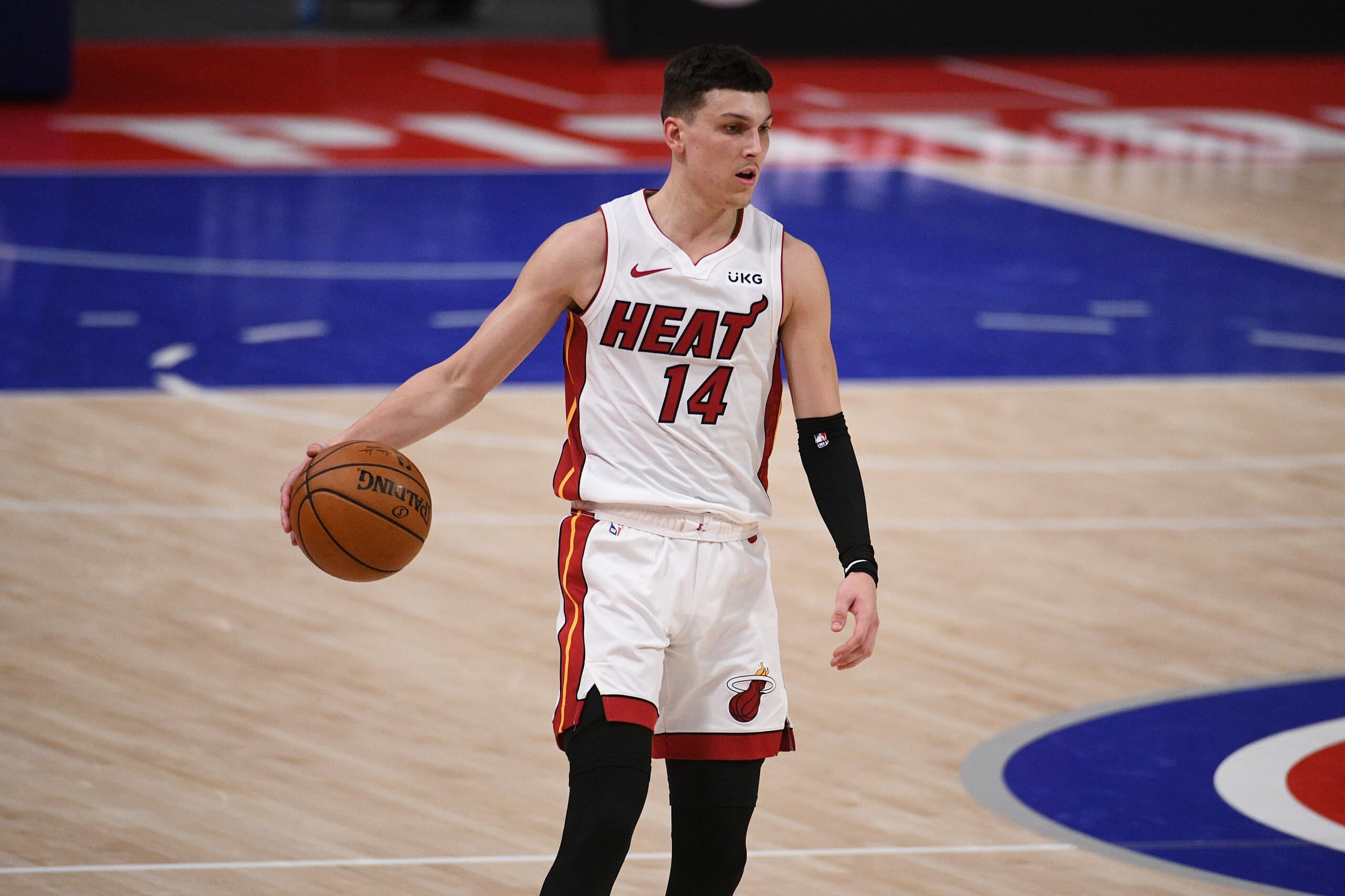 NBA: Miami Heat at Detroit Pistons