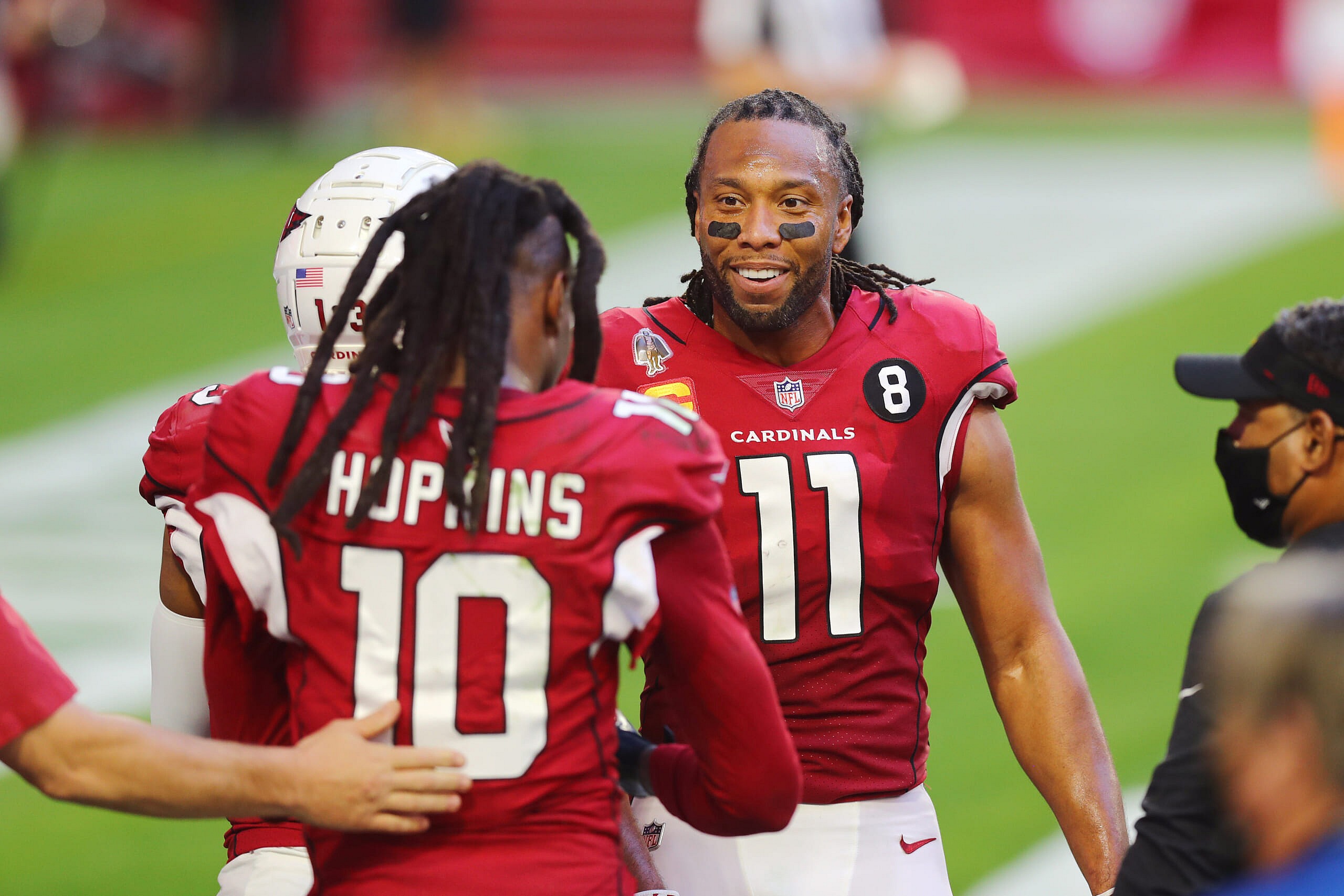 could larry fitzgerald or deandre hopkins break jerry rice's records?