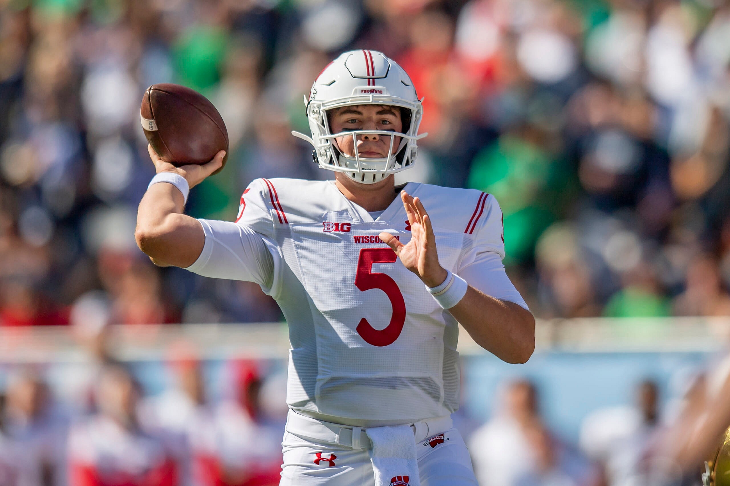 NCAA Football: Notre Dame at Wisconsin