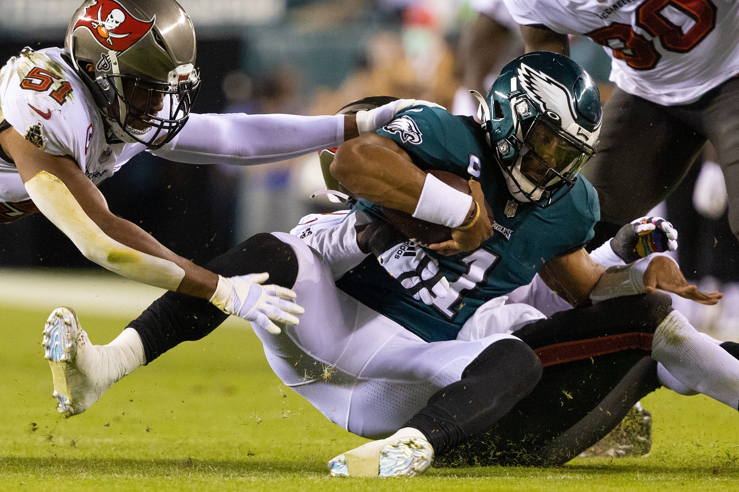 philadelphia eagles' jalen hurts struggles