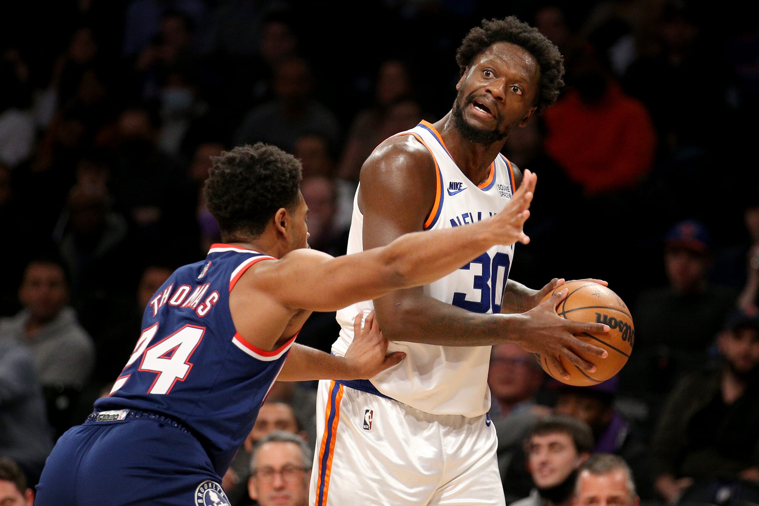 NBA: New York Knicks at Brooklyn Nets