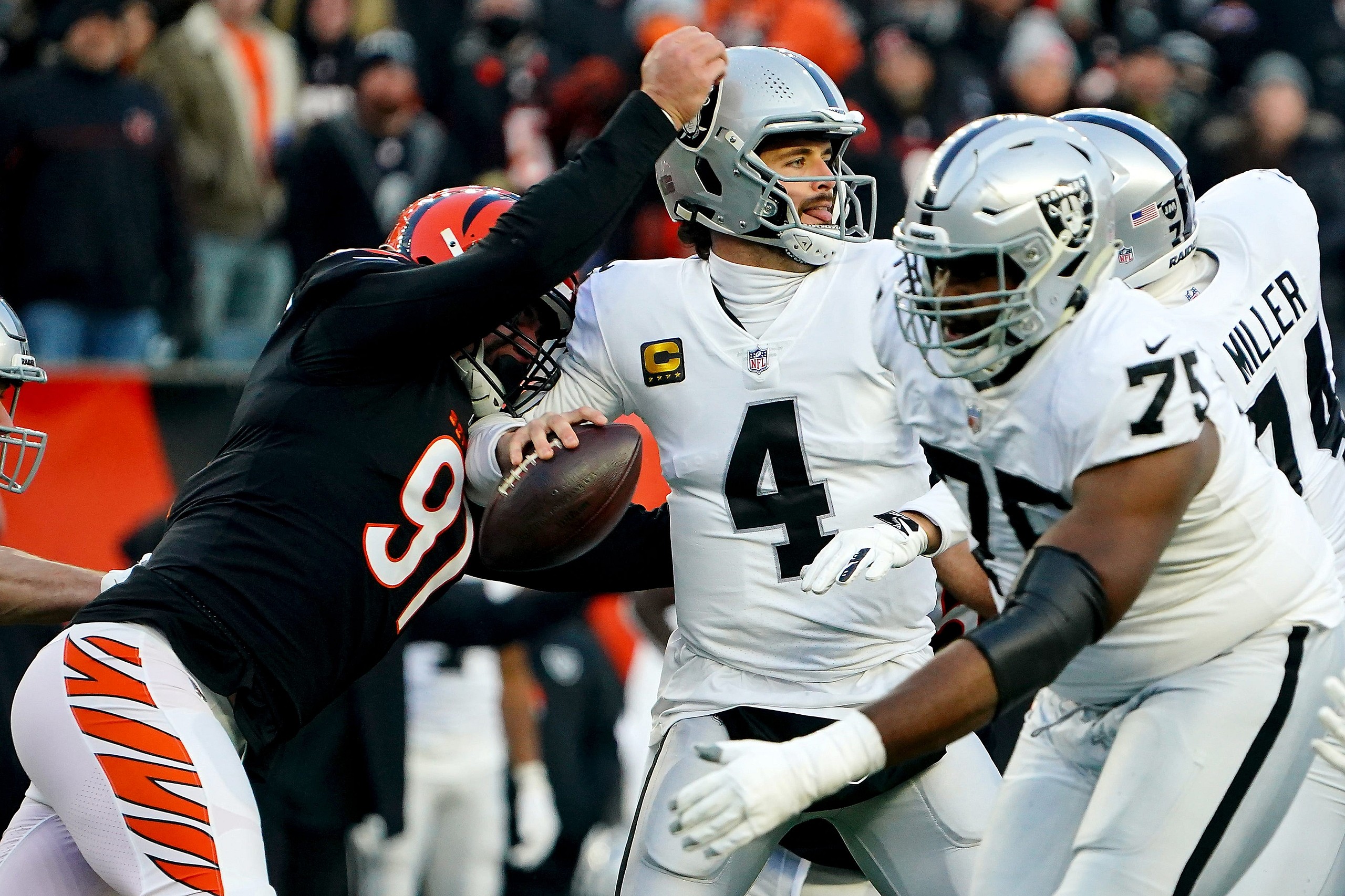 NFL: AFC Wild Card-Las Vegas Raiders at Cincinnati Bengals