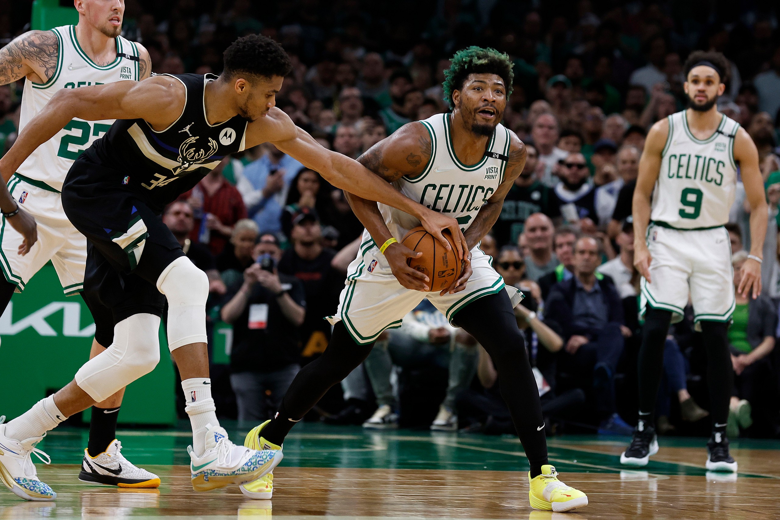 NBA: Playoffs-Milwaukee Bucks at Boston Celtics