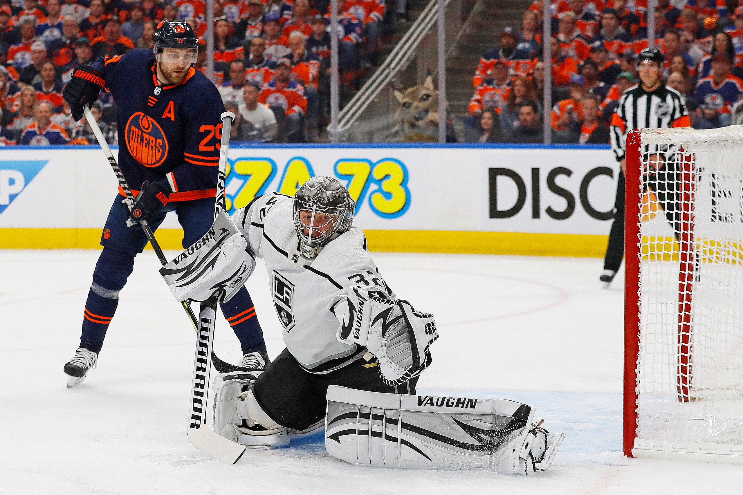 NHL: Stanley Cup Playoffs-Los Angeles Kings at Edmonton Oilers