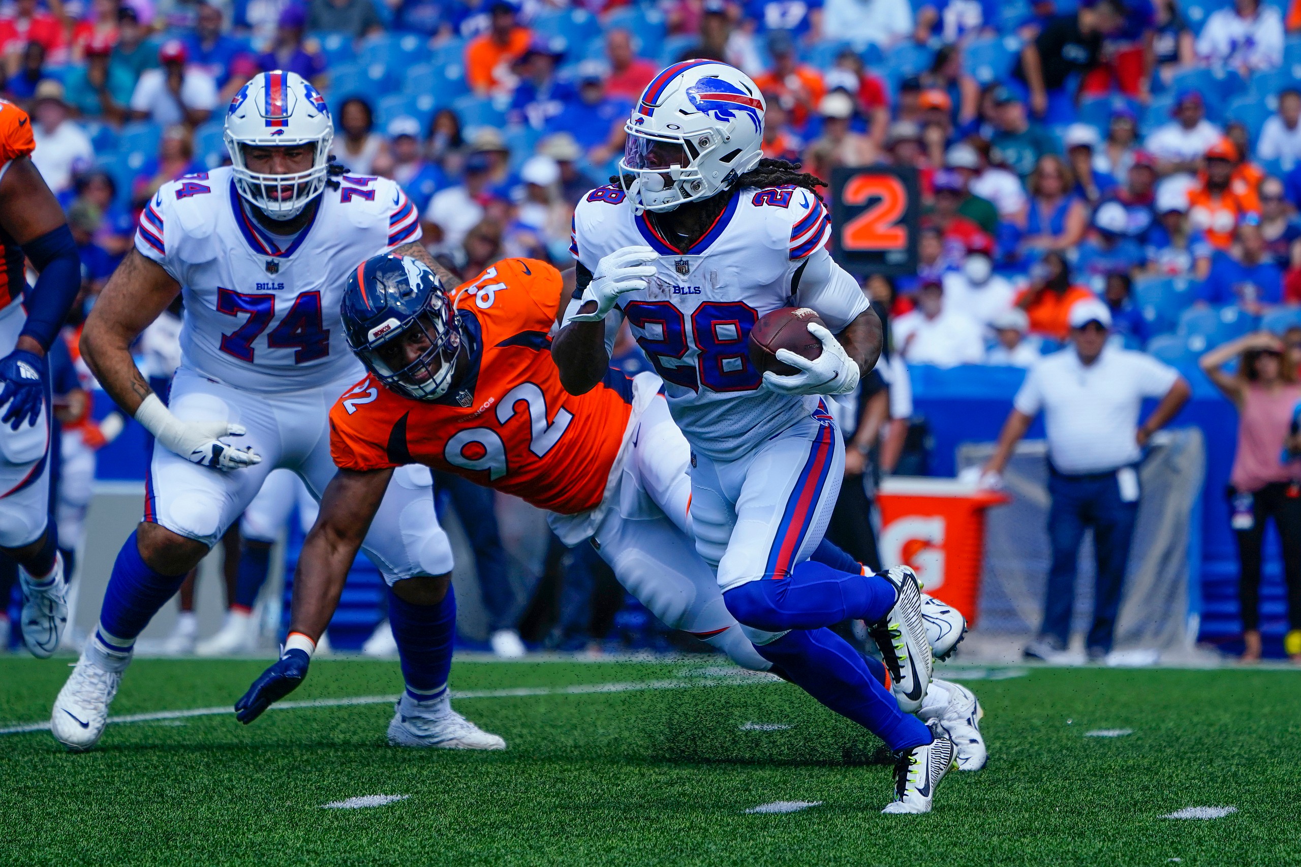 buffalo bills at los angeles rams: james cook
