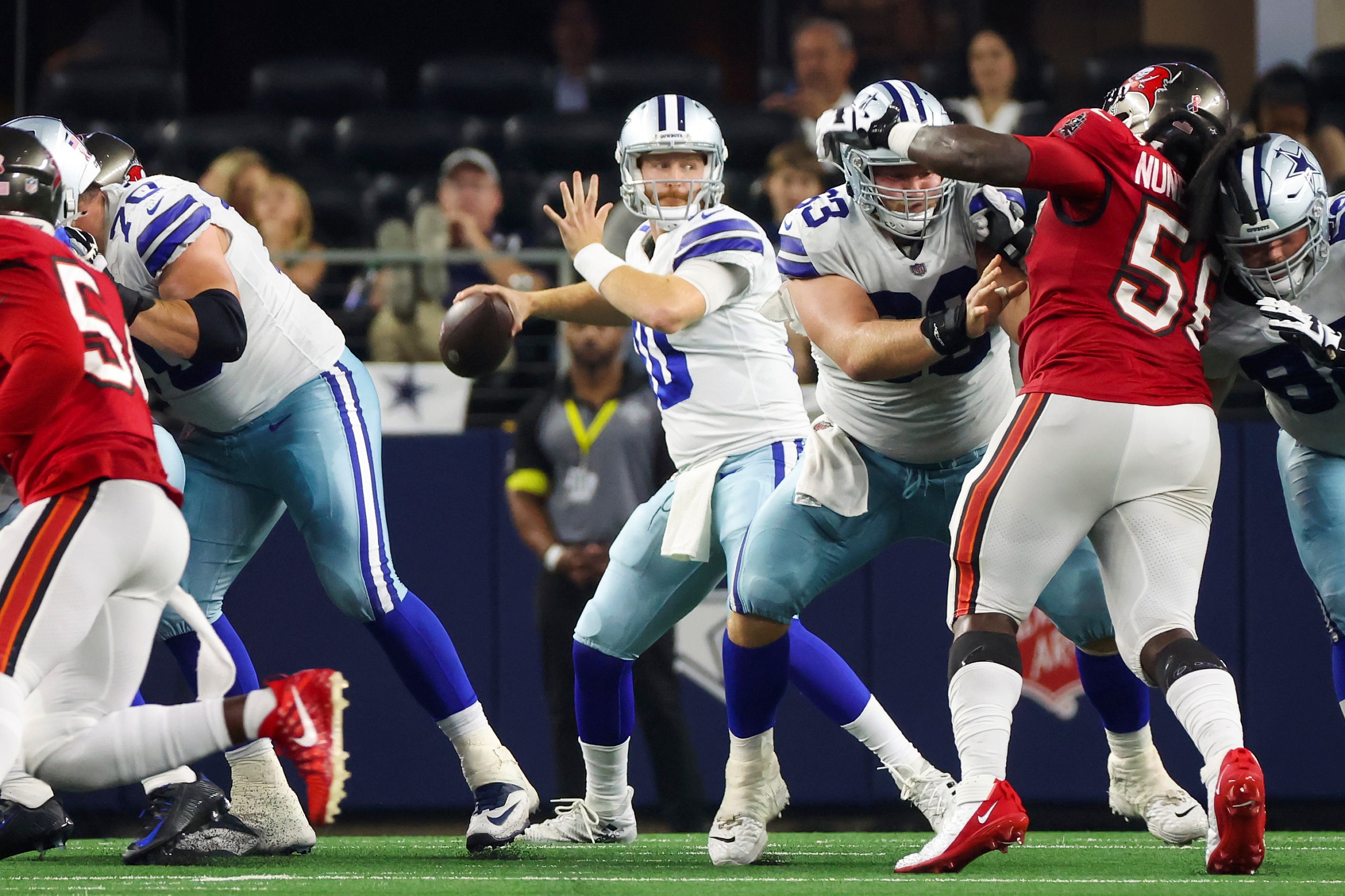 nfl week 2: cincinnati bengals at dallas cowboys