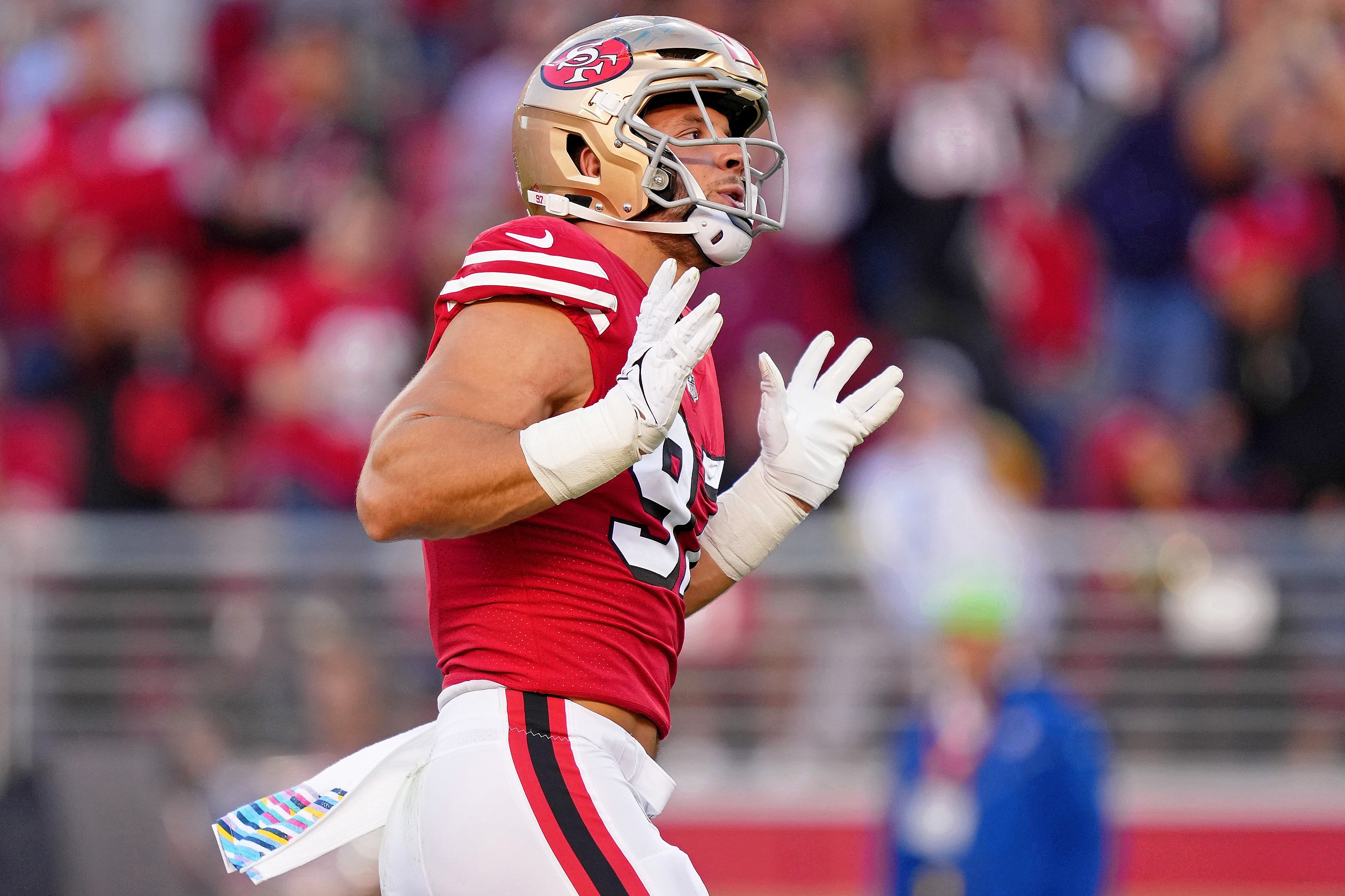 nick bosa injury, san francisco 49ers