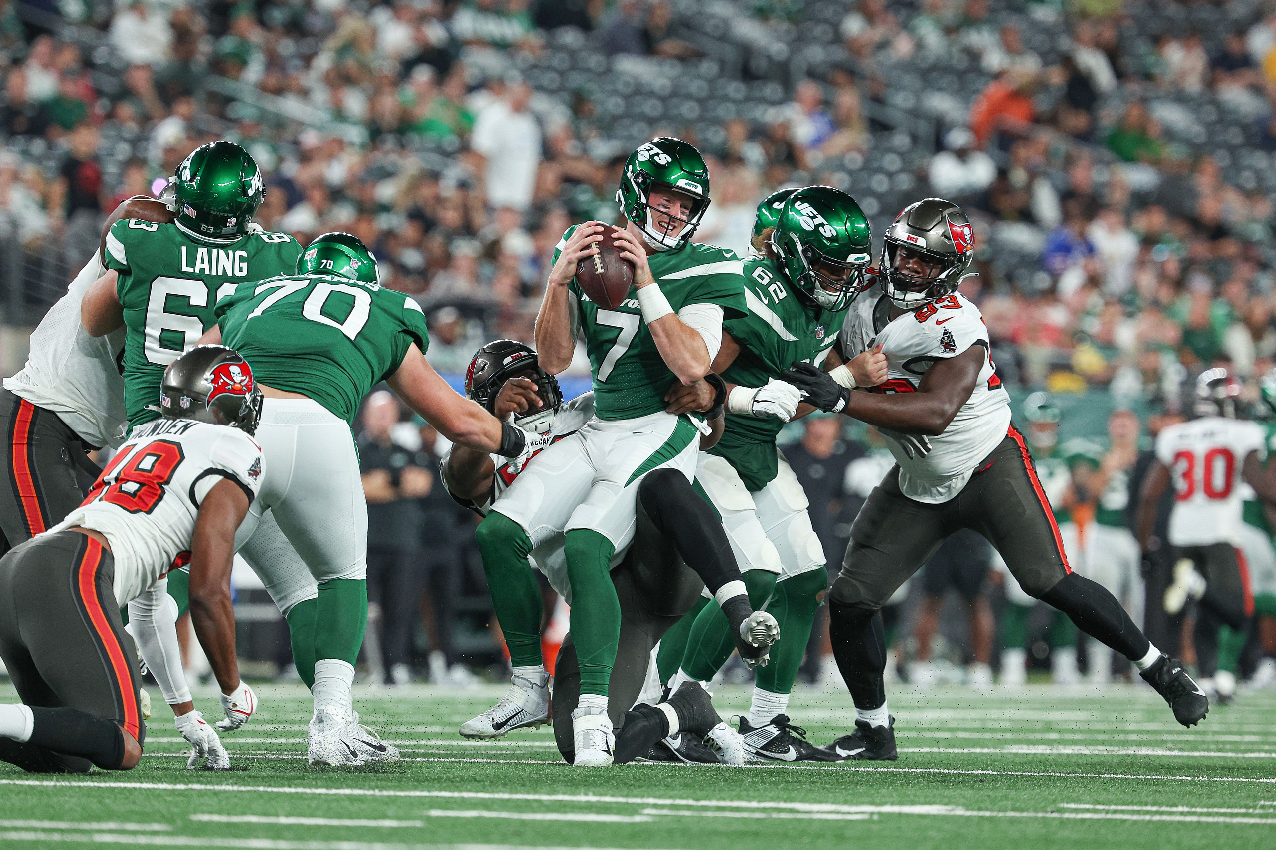 NFL: Preseason-Tampa Bay Buccaneers at New York Jets
