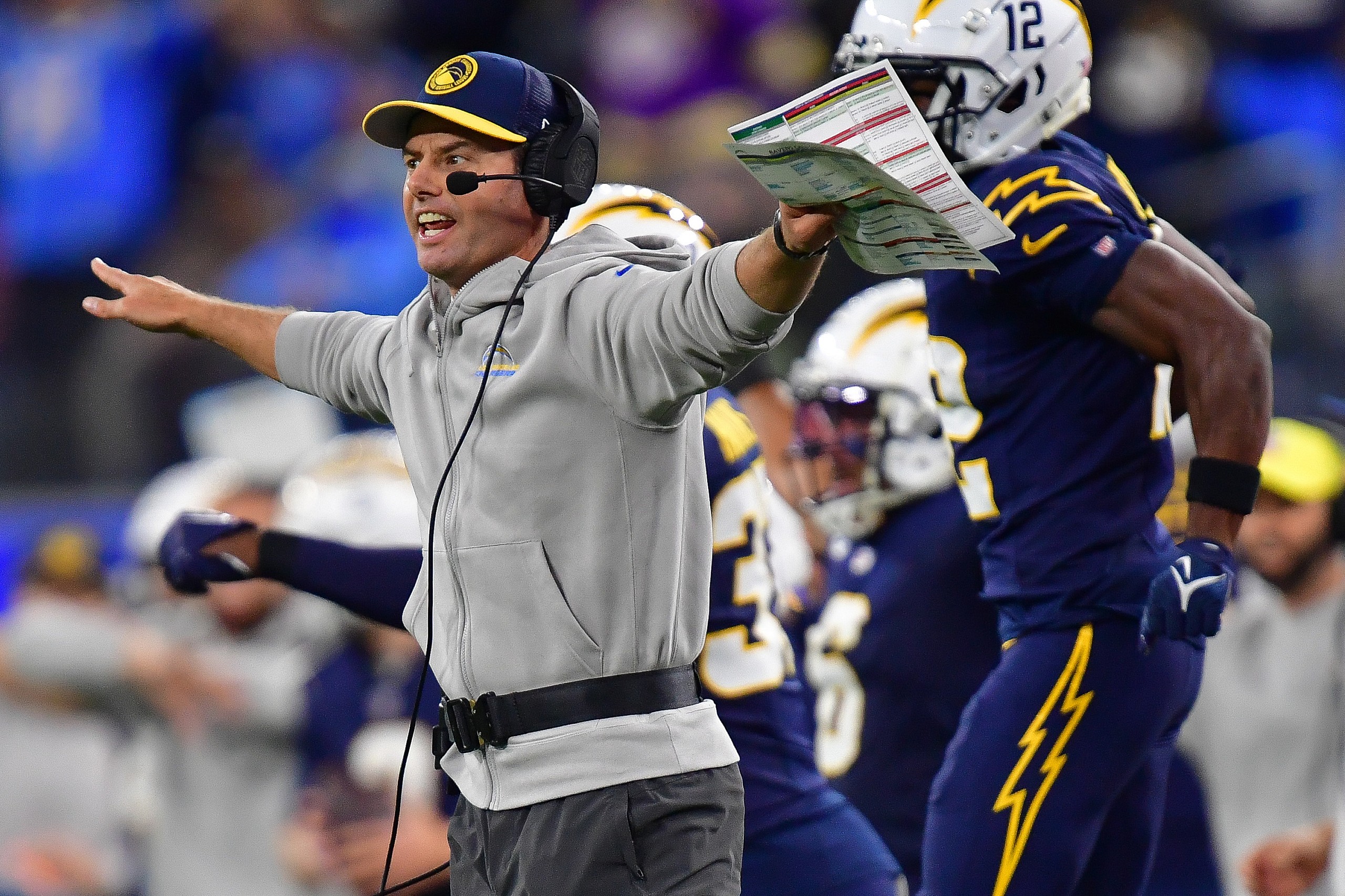 nfl week 12 grades: los angeles chargers