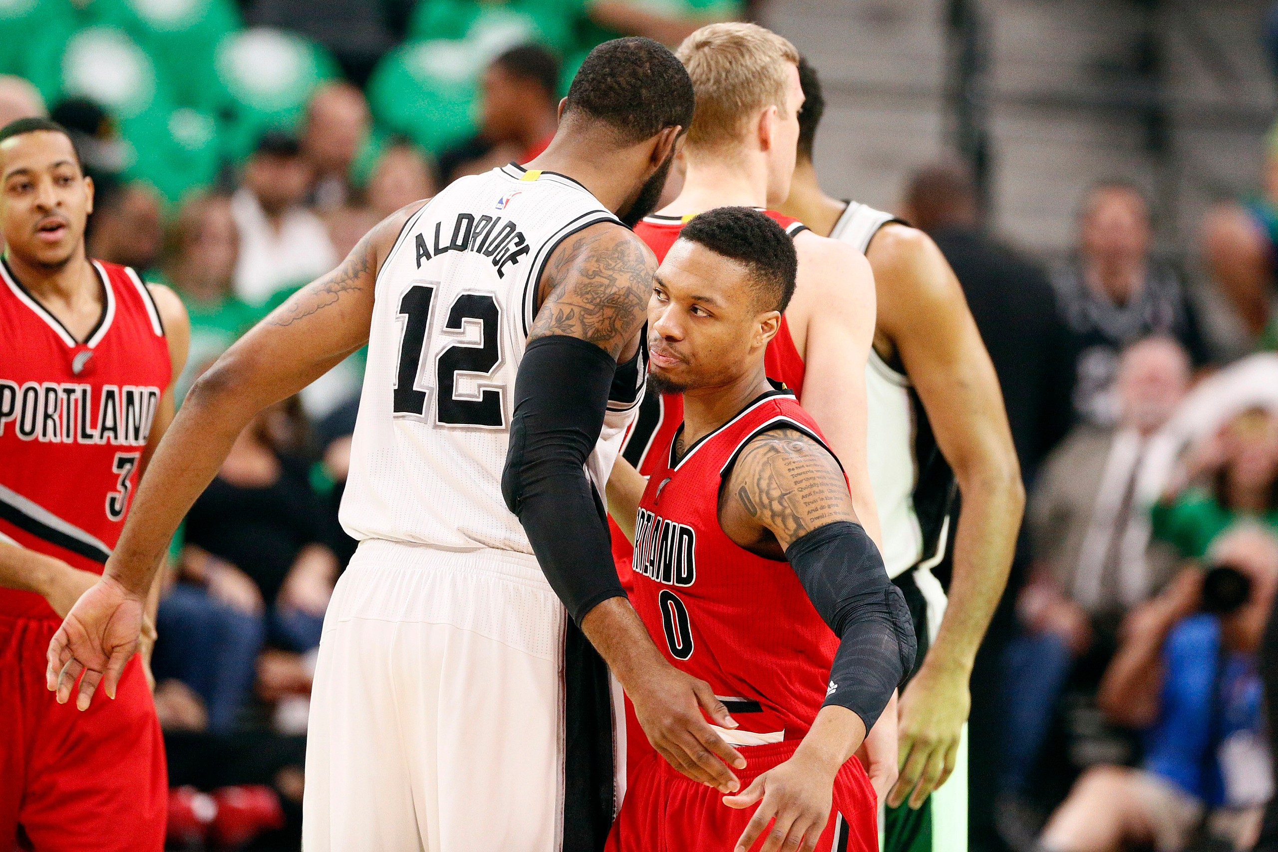 NBA: Portland Trail Blazers at San Antonio Spurs
