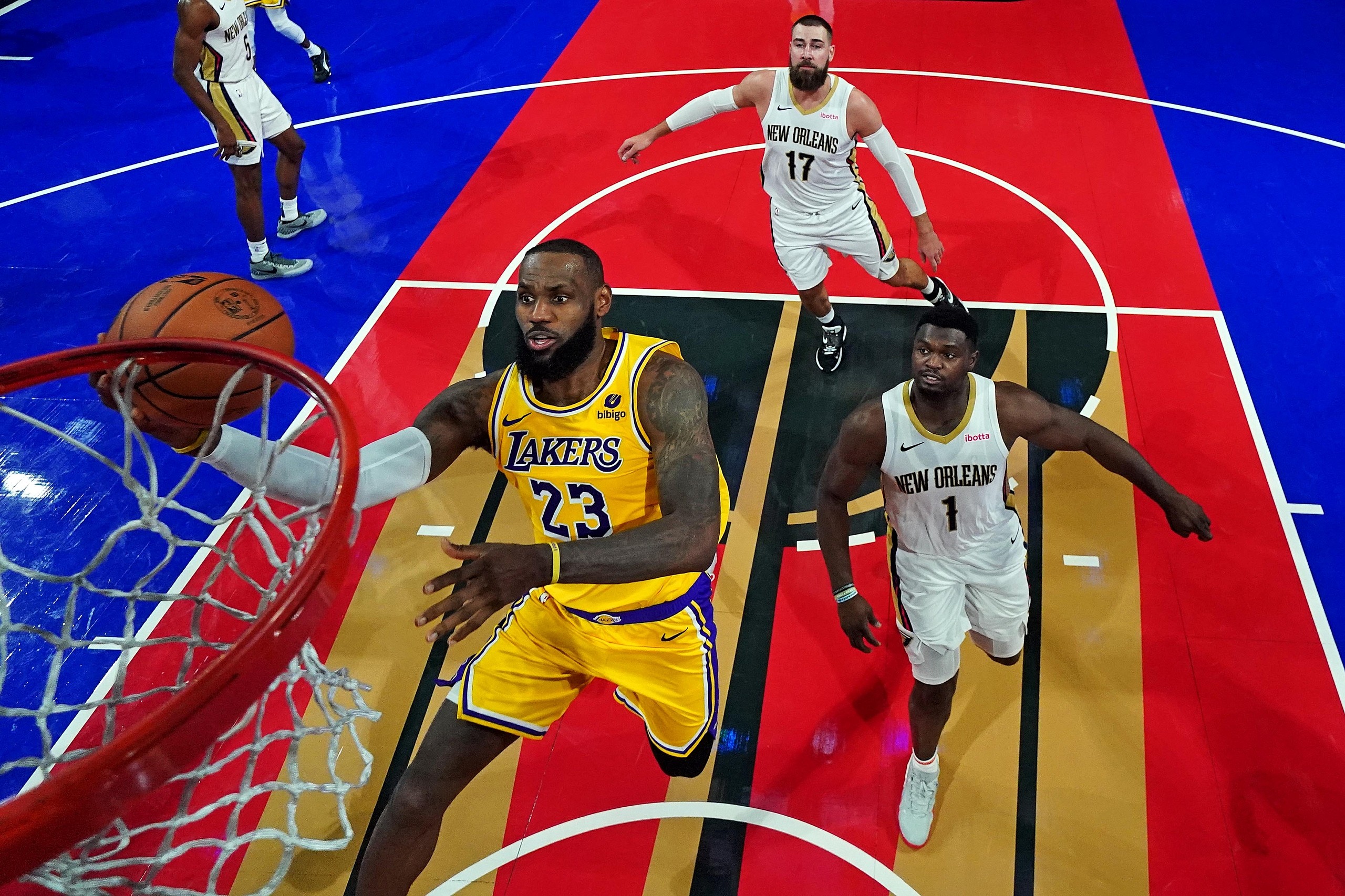 nba in-season tournament: los angeles lakers, new orleans pelicans