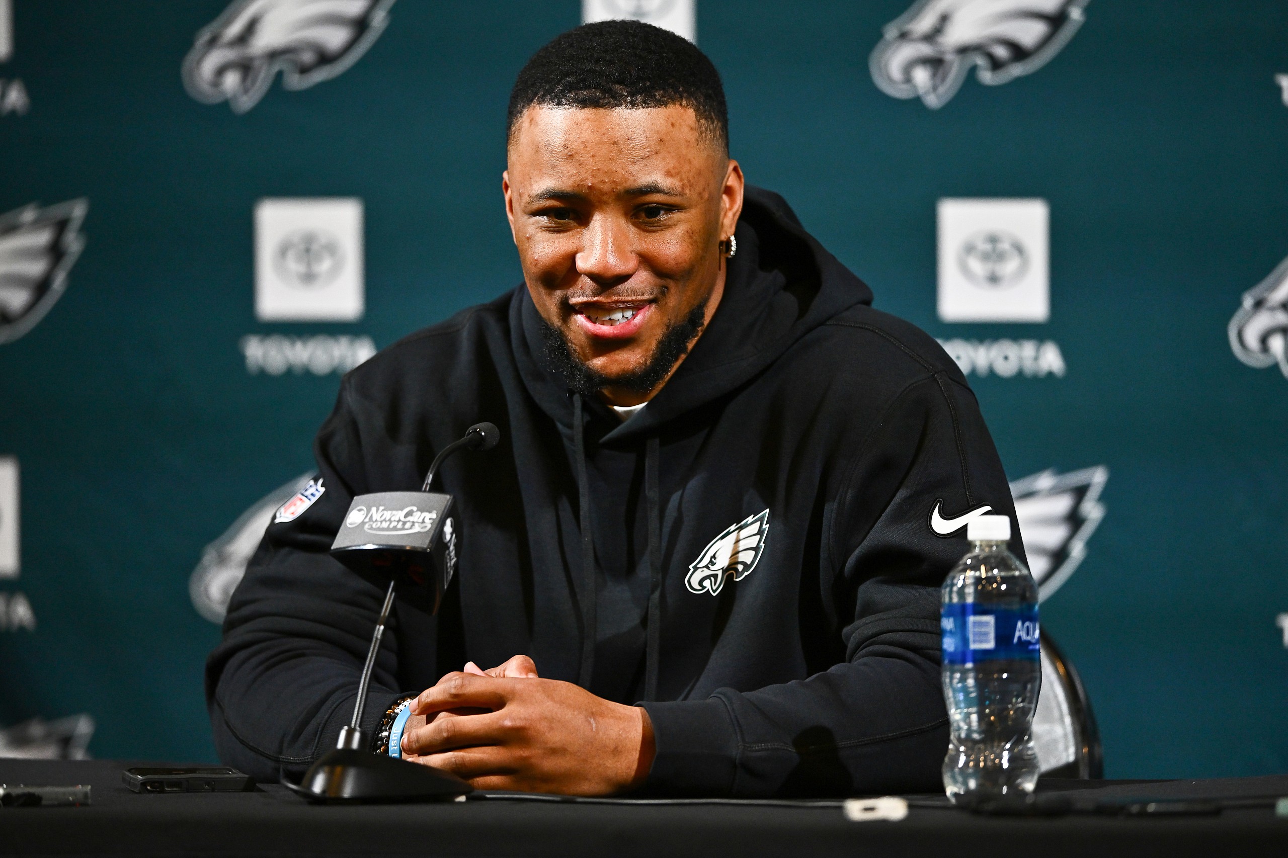 Philadelphia Eagles running back Saquon Barkley