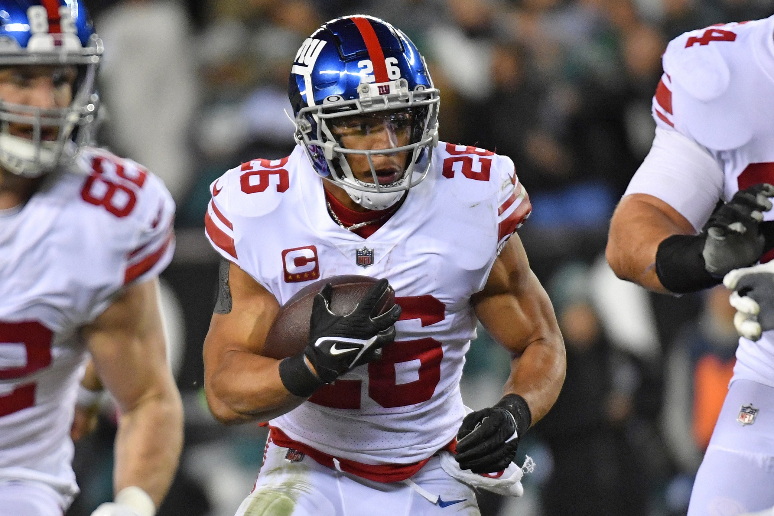 las vegas raiders, saquon barkley