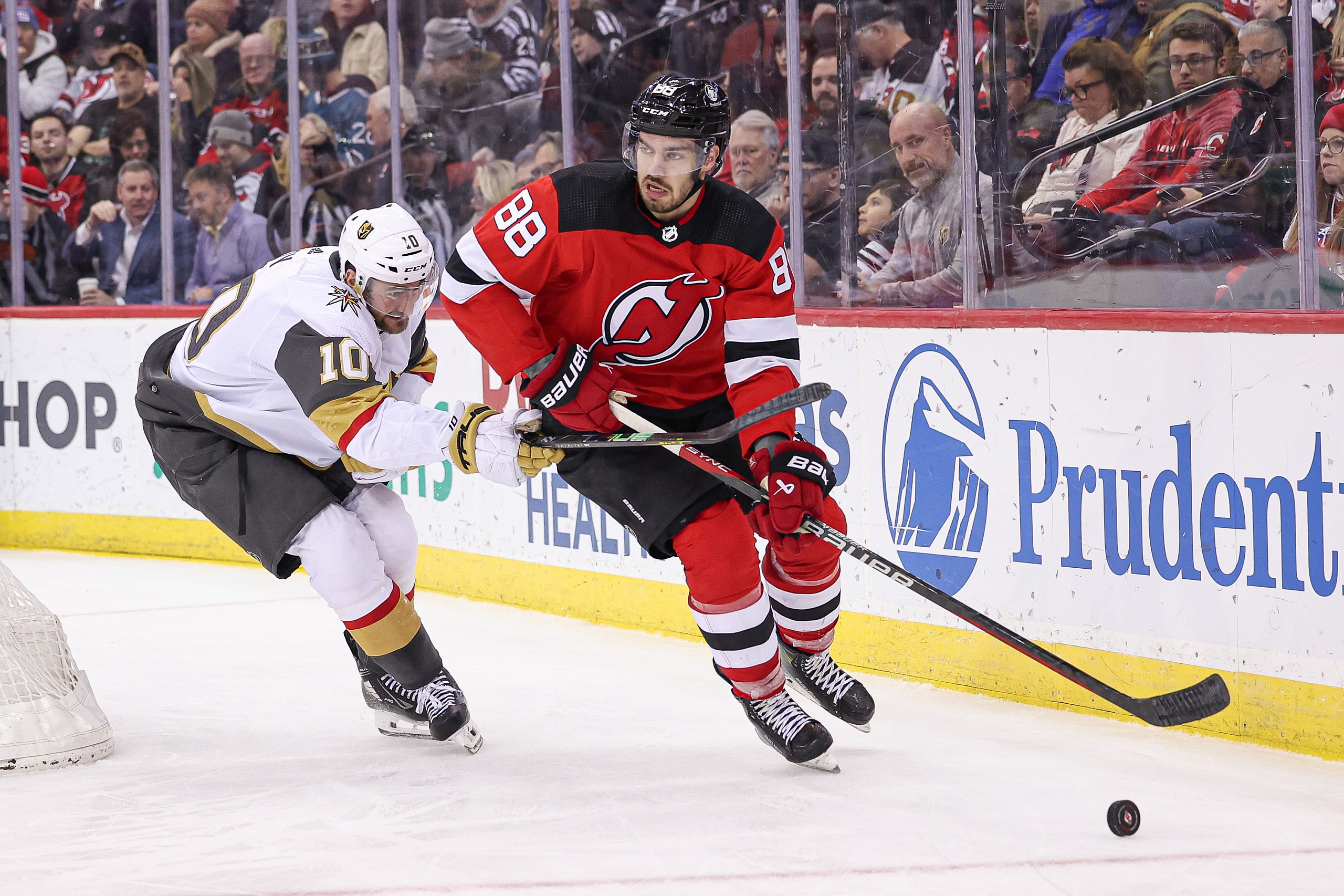 NHL: Vegas Golden Knights at New Jersey Devils