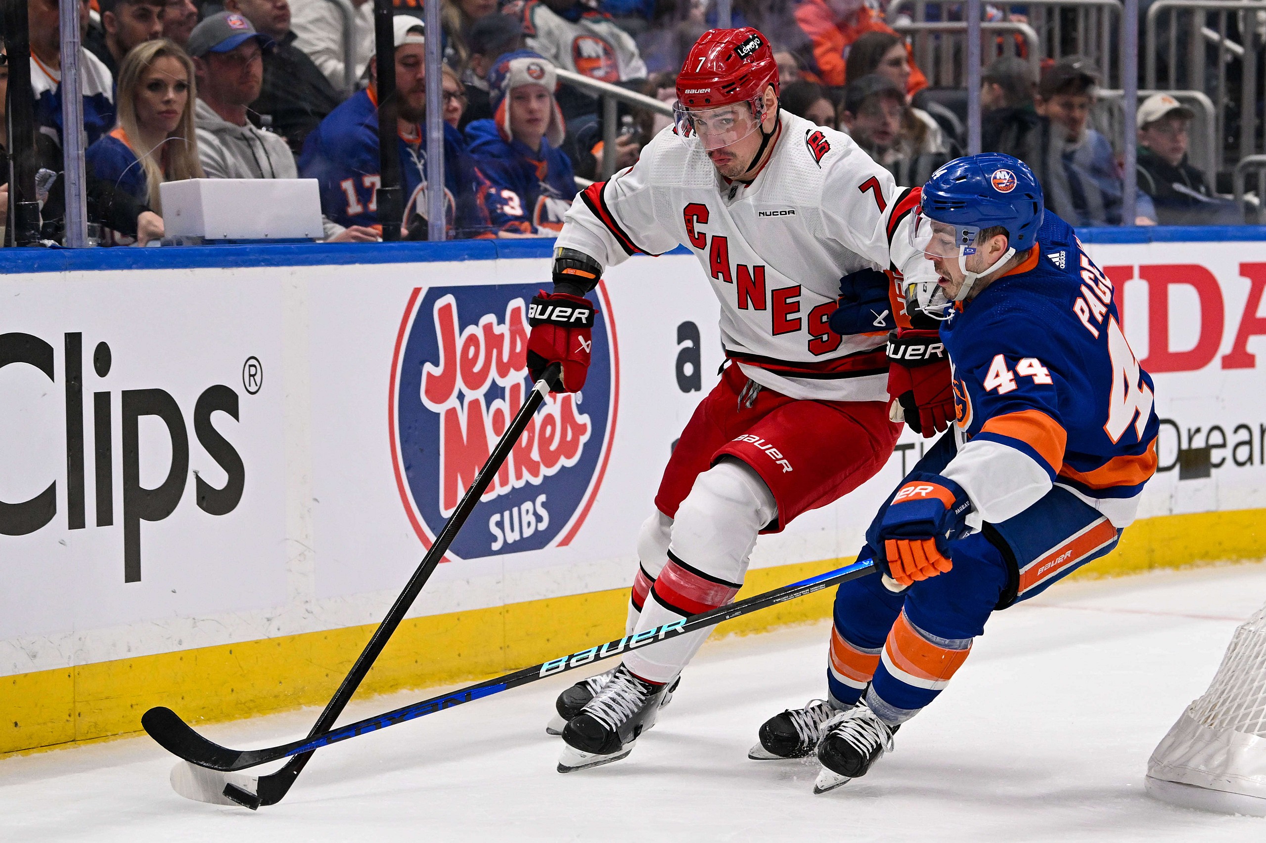 NHL: Stanley Cup Playoffs-Carolina Hurricanes at New York Islanders