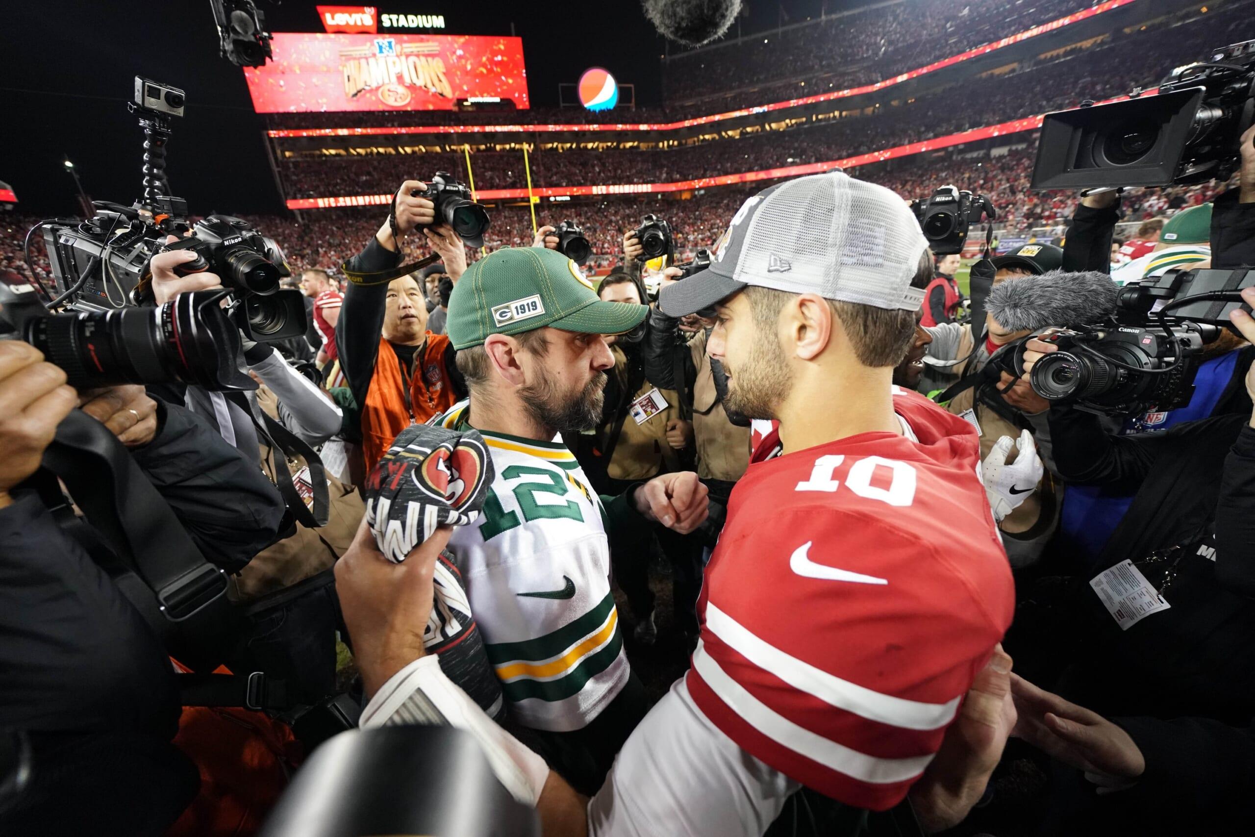Aaron Rodgers trade for Jimmy Garoppolo