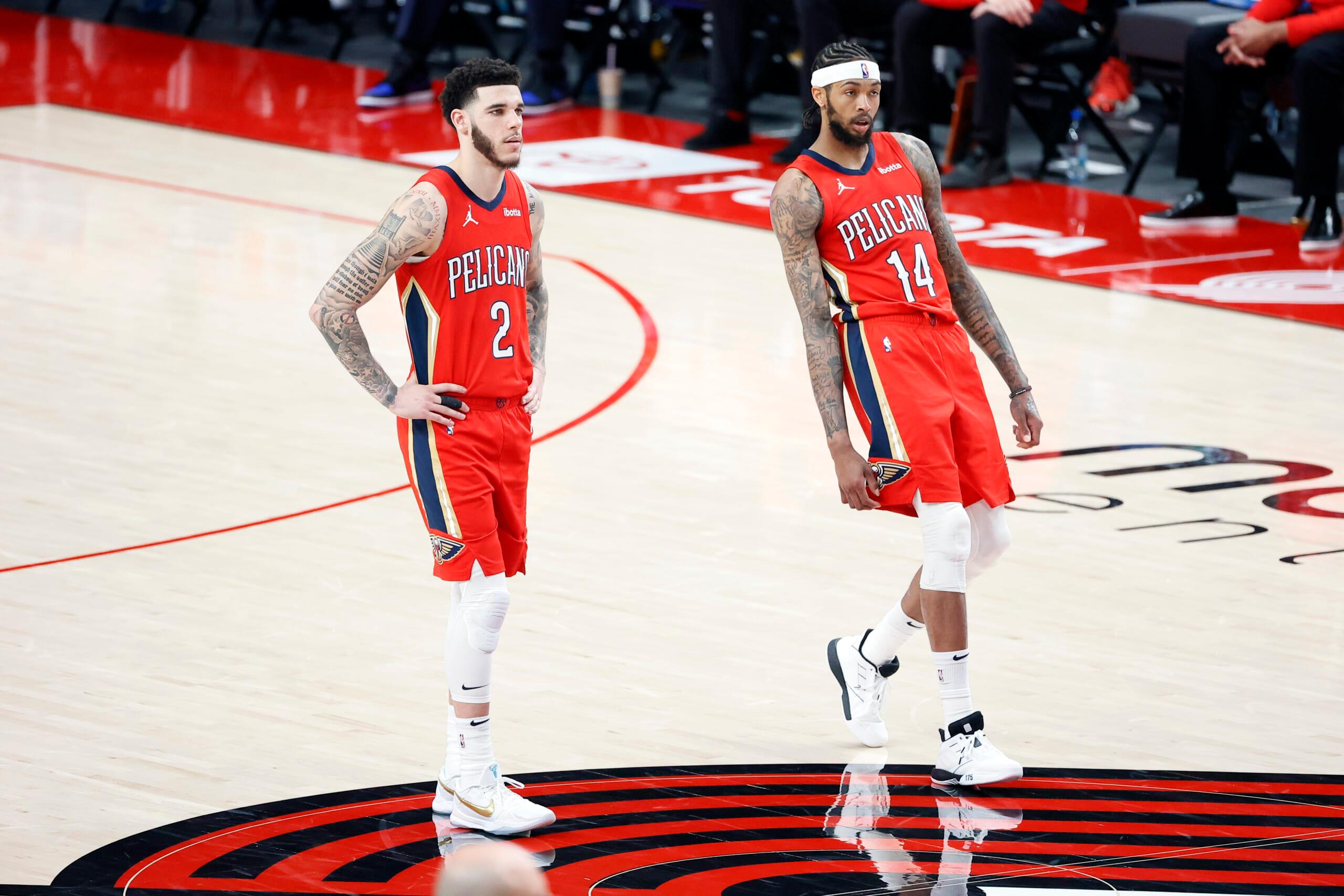 philadelphia 76ers trade for brandon ingram, lonzo ball.