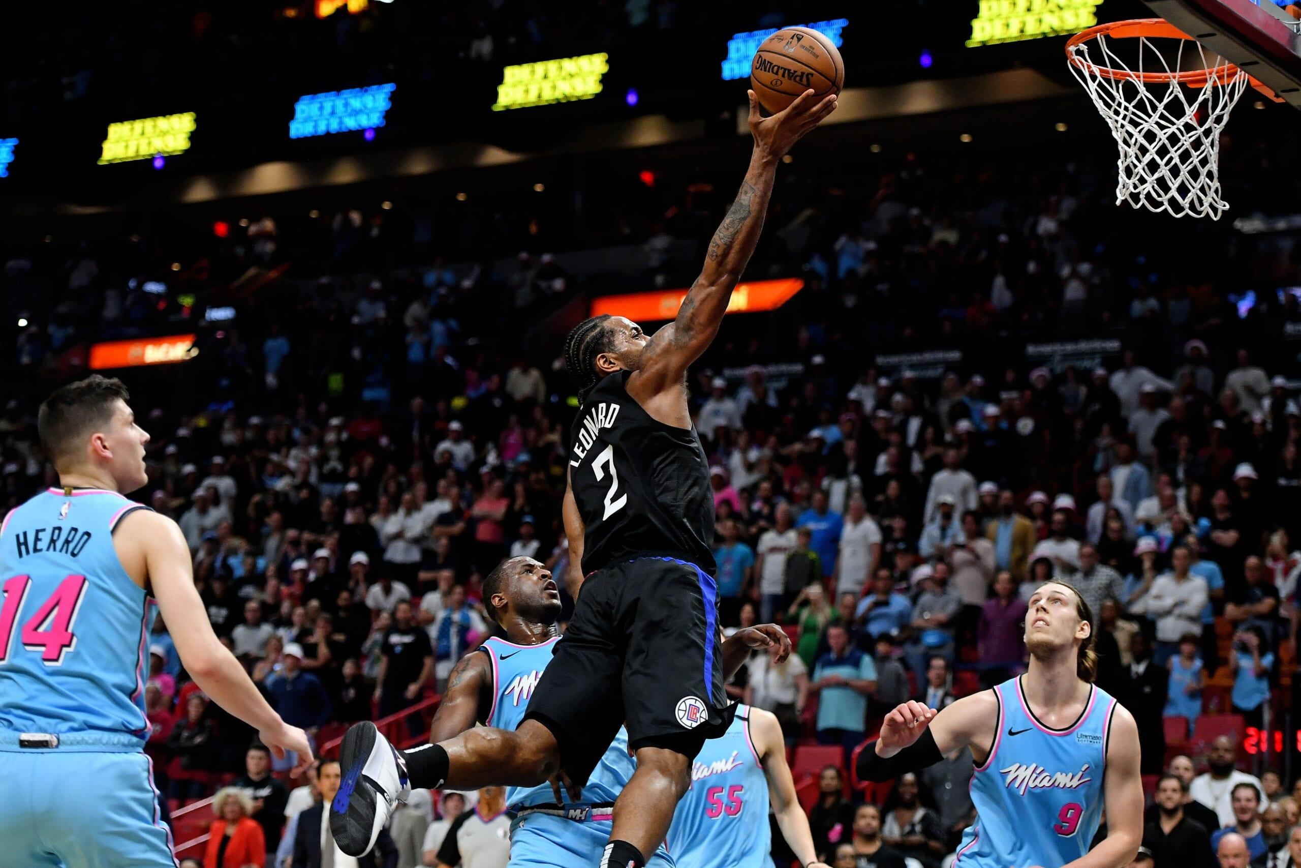 Kawhi Leonard joins Jimmy Butler on Miami Heat