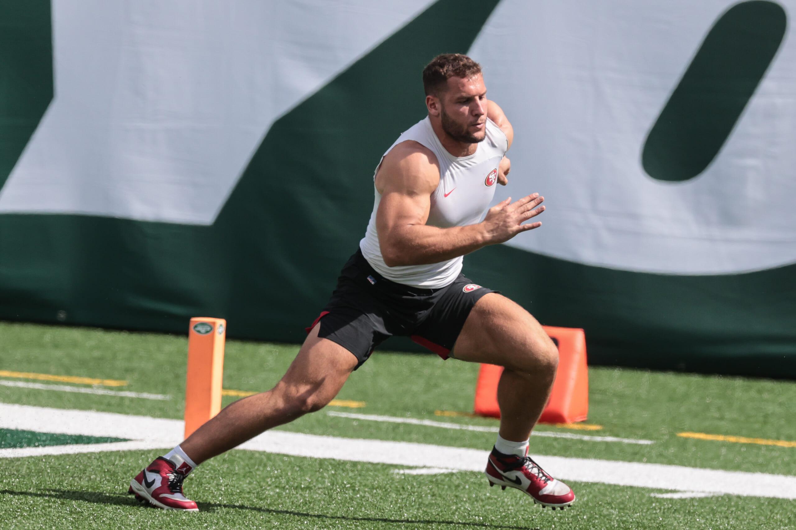 lions vs 49ers: nick bosa