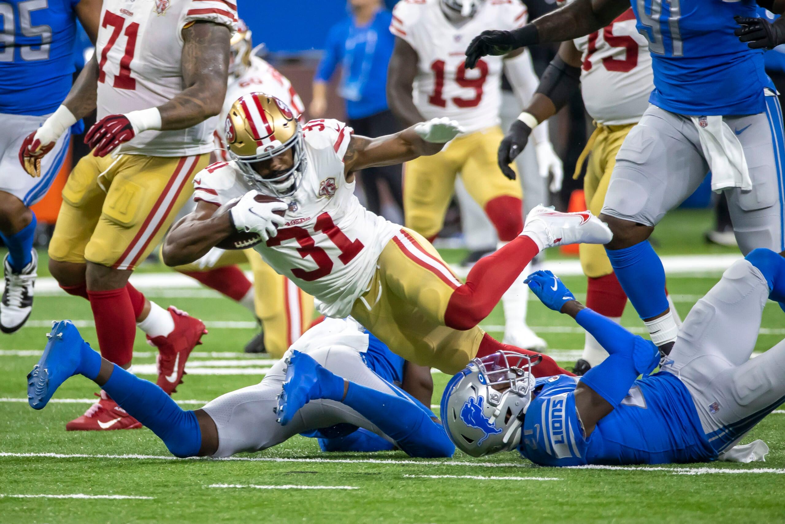 raheem mostert injury, san francisco 49ers