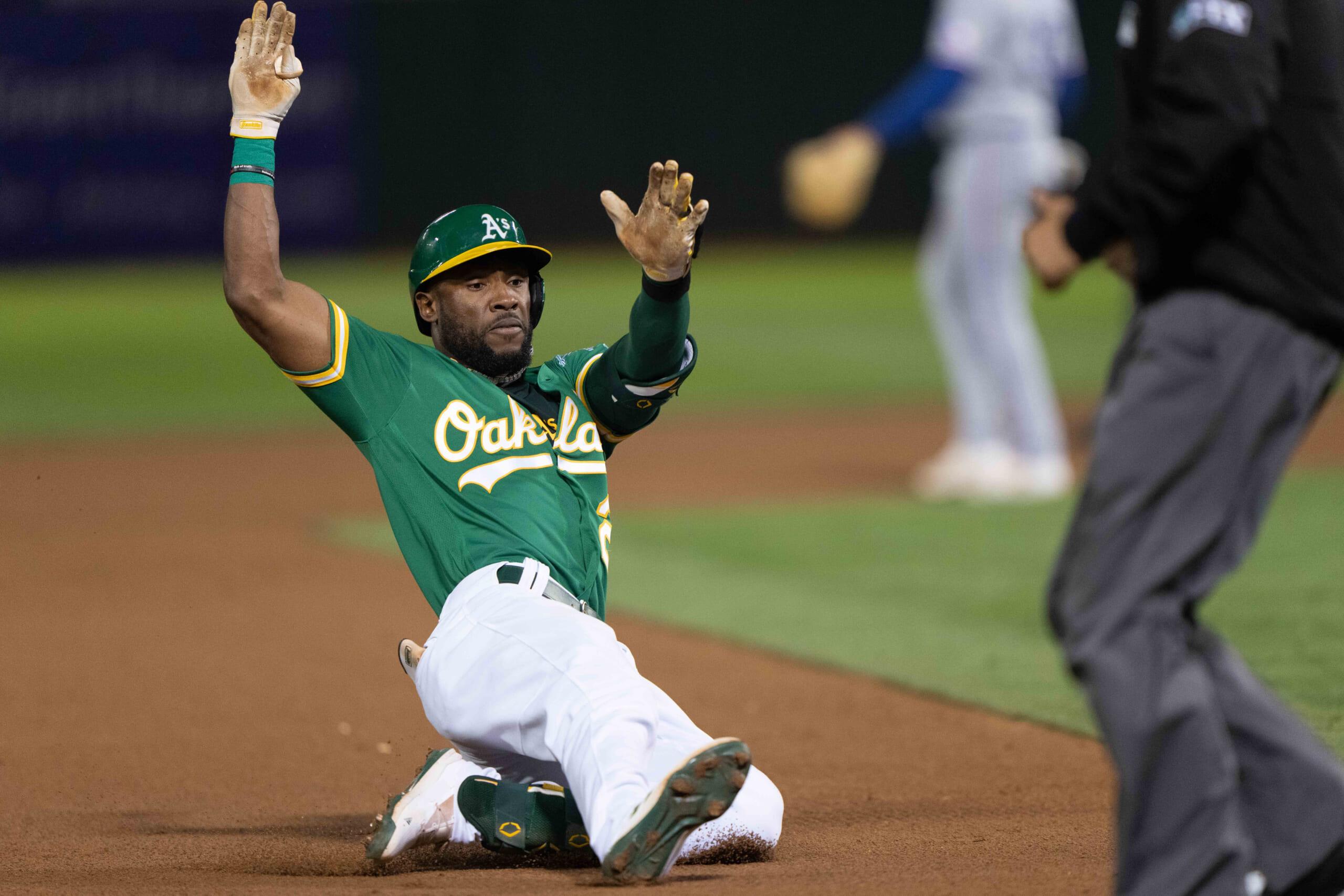 MLB: Texas Rangers at Oakland Athletics