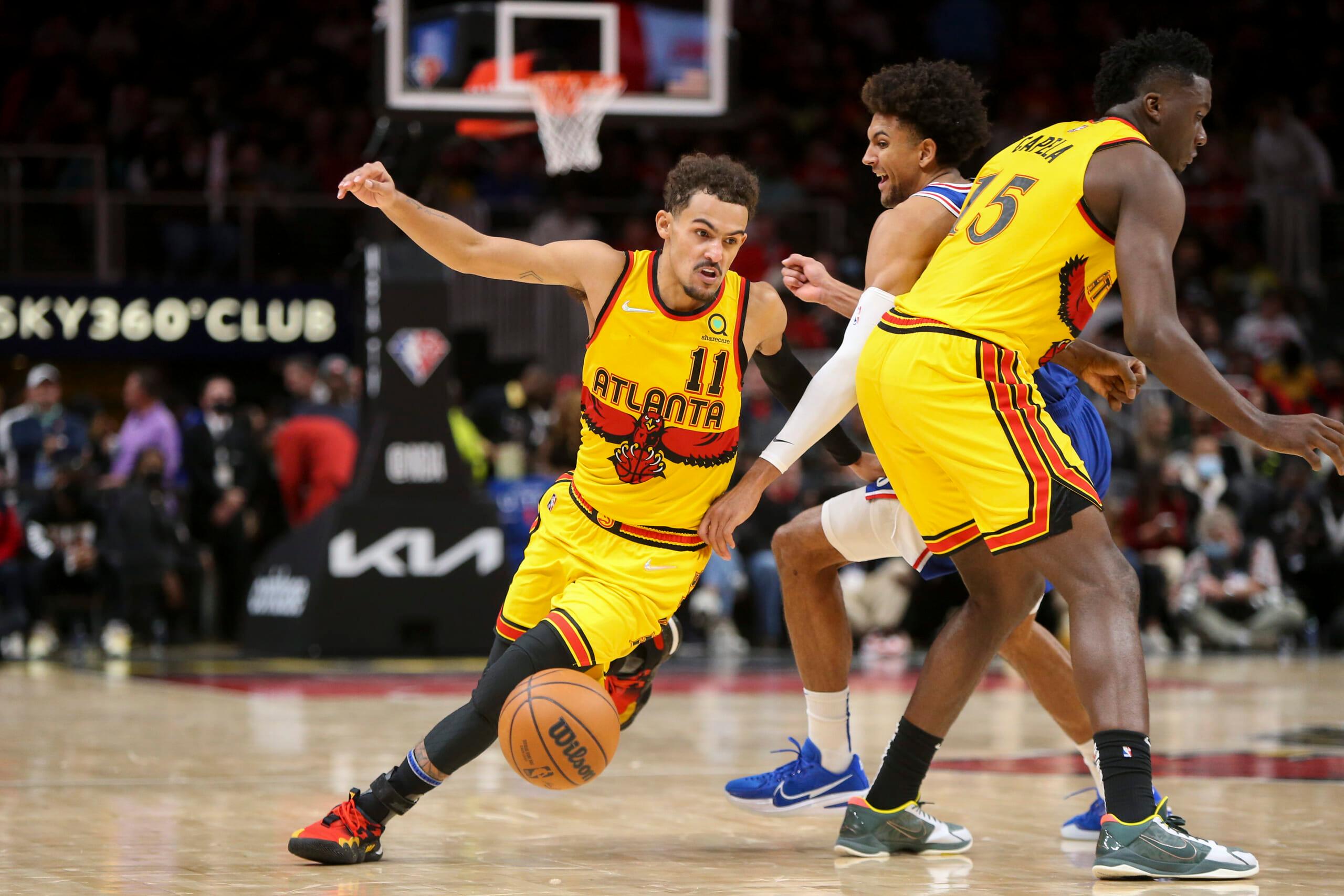 NBA: Philadelphia 76ers at Atlanta Hawks