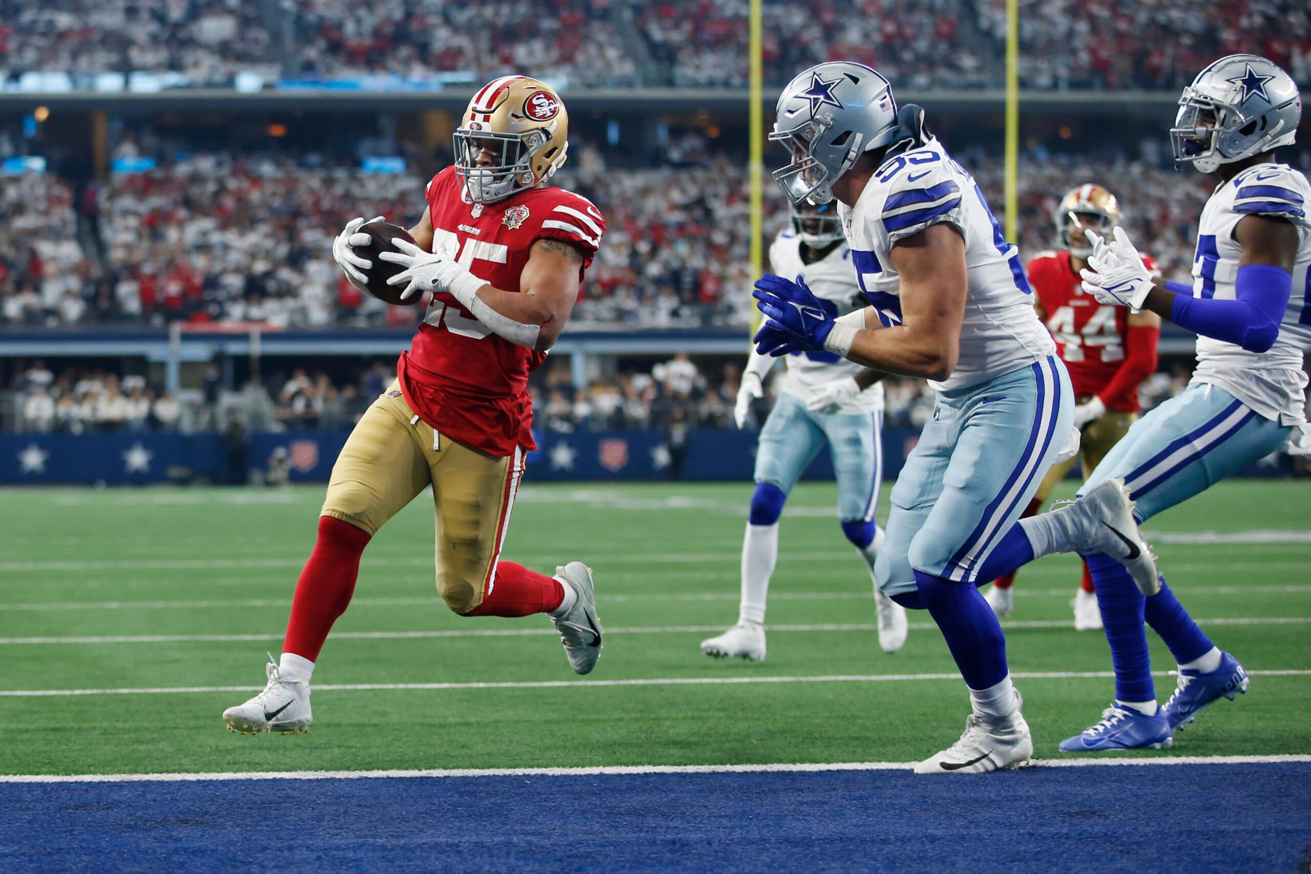 49ers at packers bold predictions: elijah mitchell