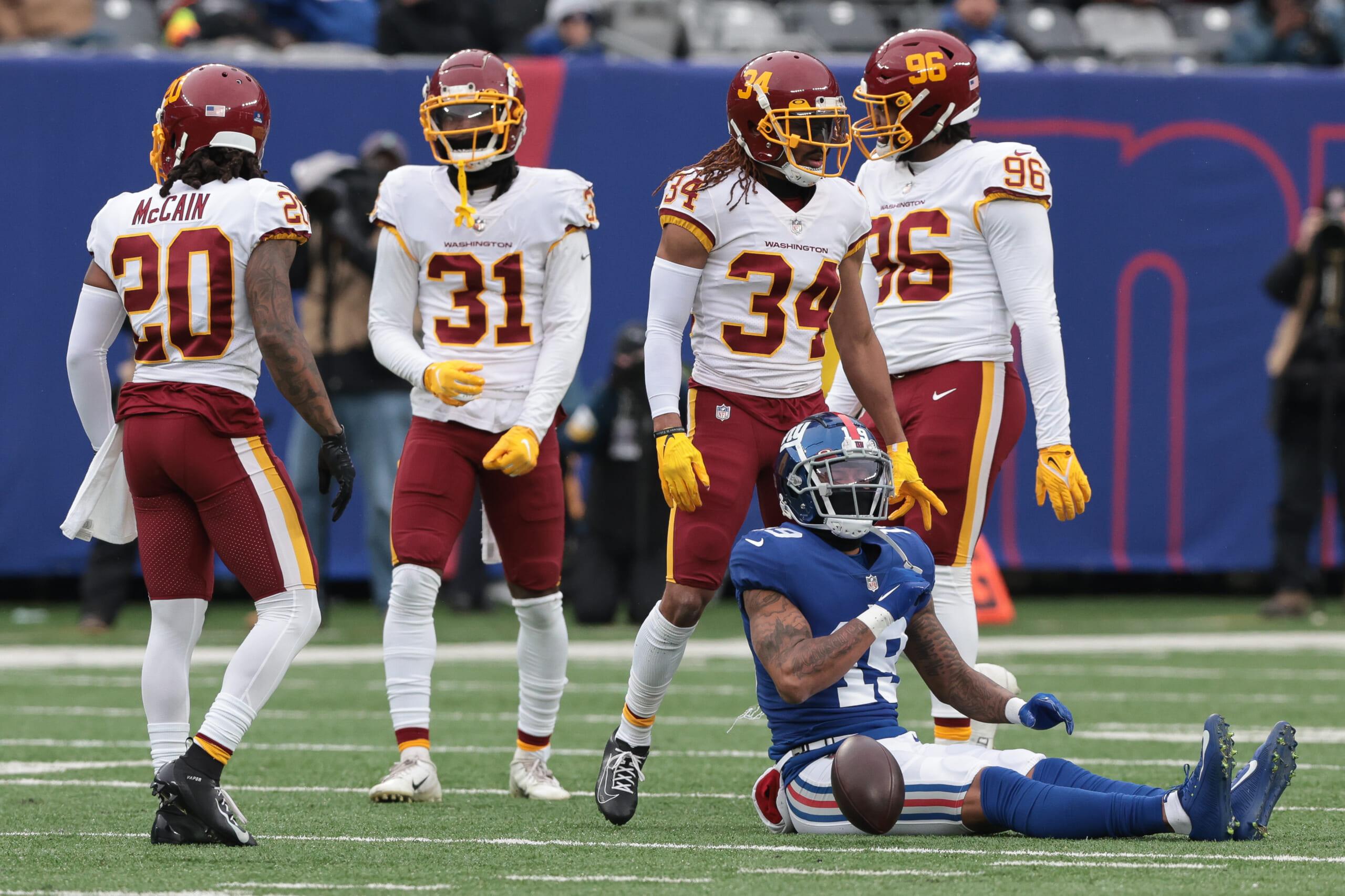 NFL: Washington Football Team at New York Giants
