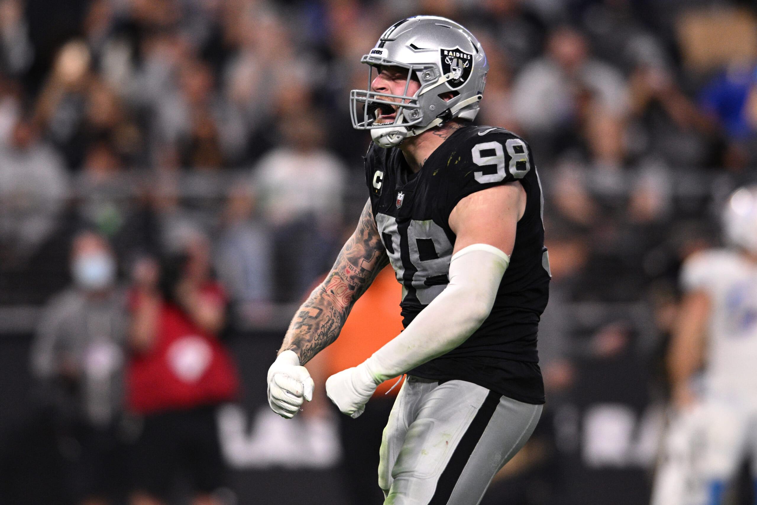 las vegas raiders defense and maxx crosby must step up against the bengals