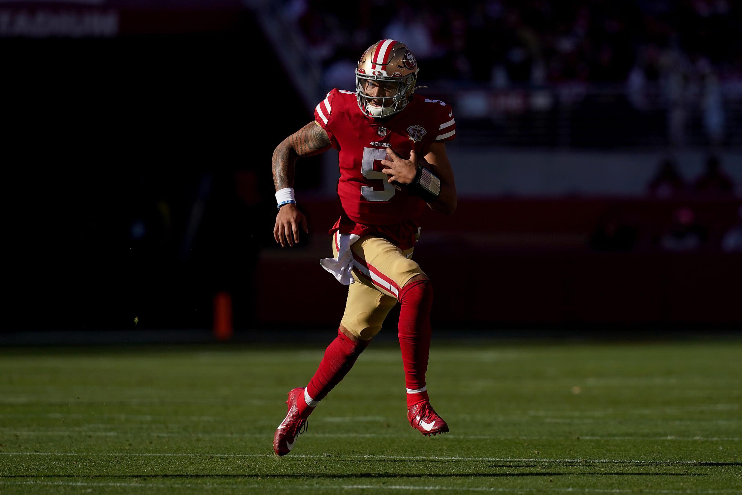 san francisco 49ers qb trey lance