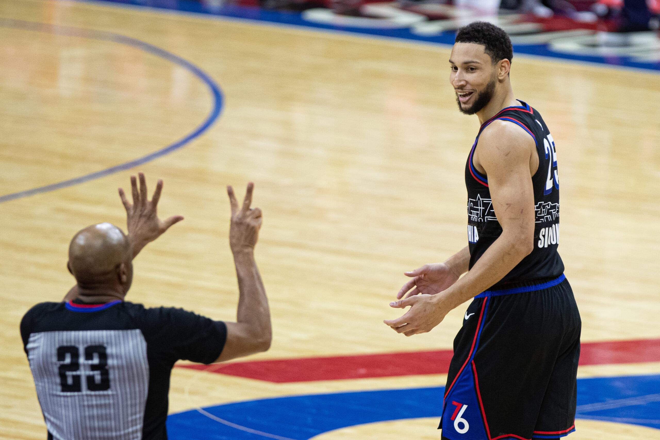 ben simmons, james harden trade