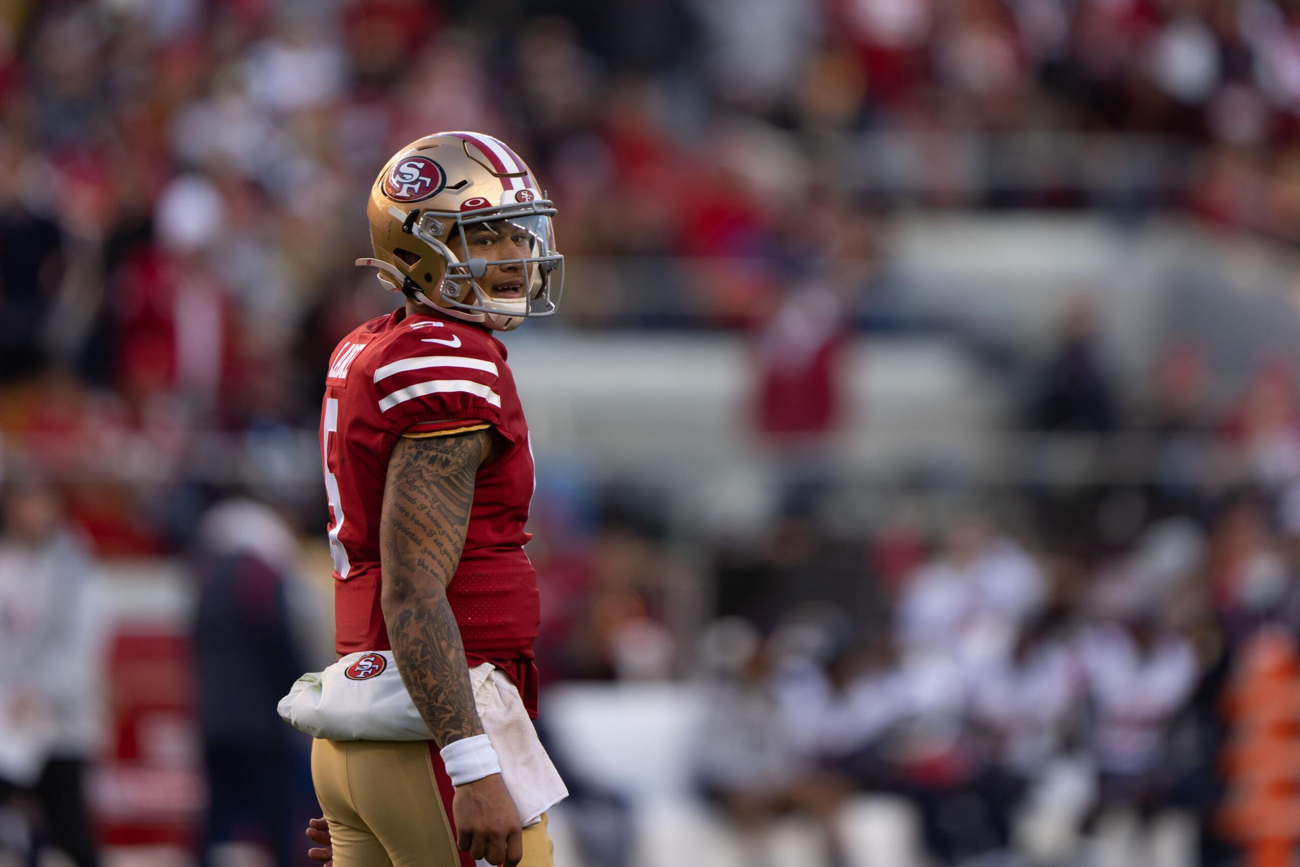 san francisco 49ers will not trade for tom brady, primarily because of trey lance