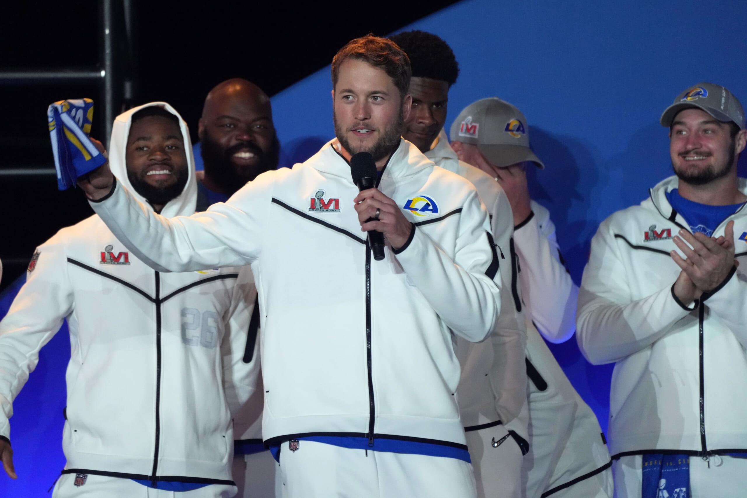 super bowl lvi prop bets: matthew stafford