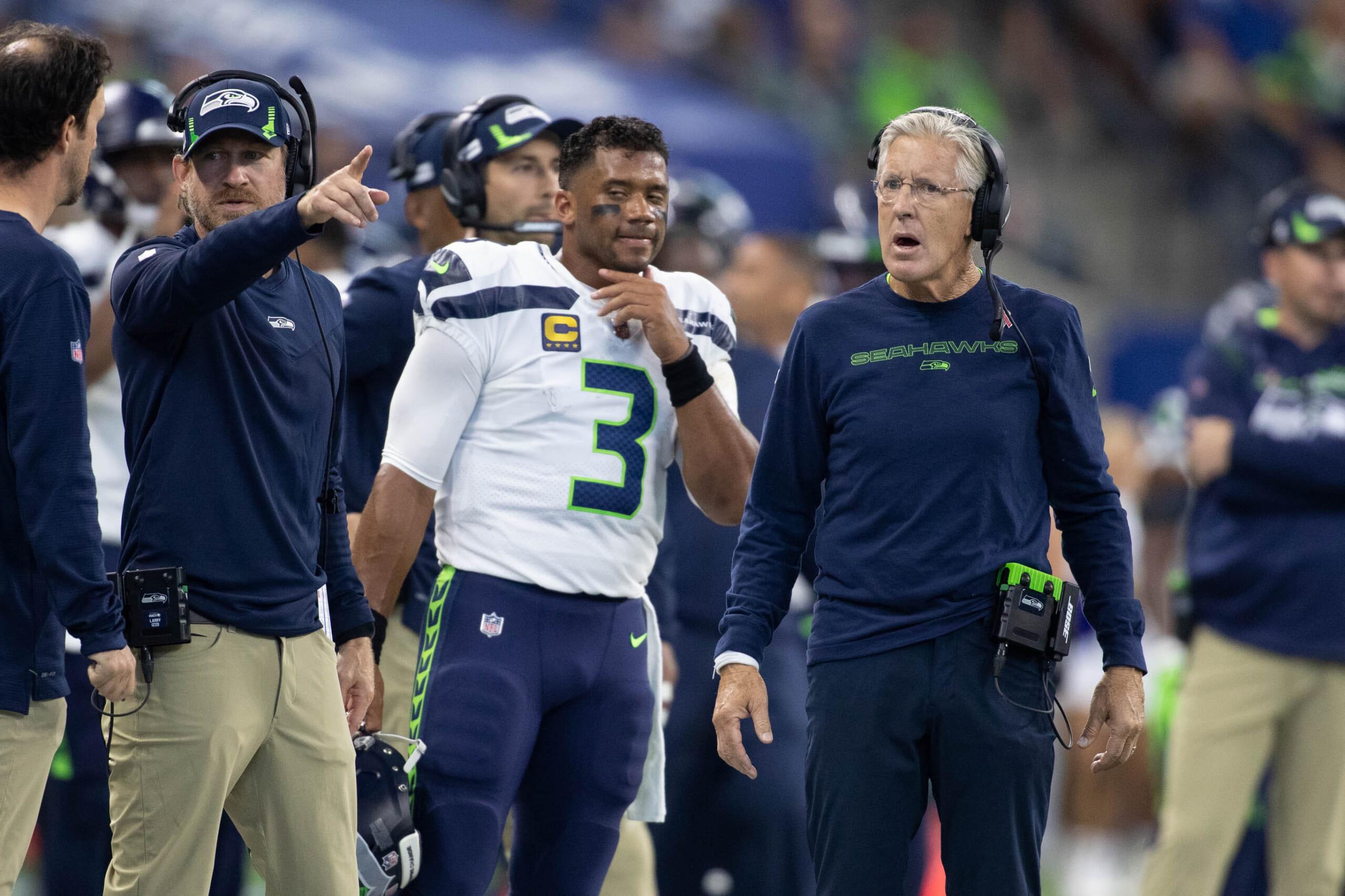 russell wilson, pete carroll, seattle seahawks
