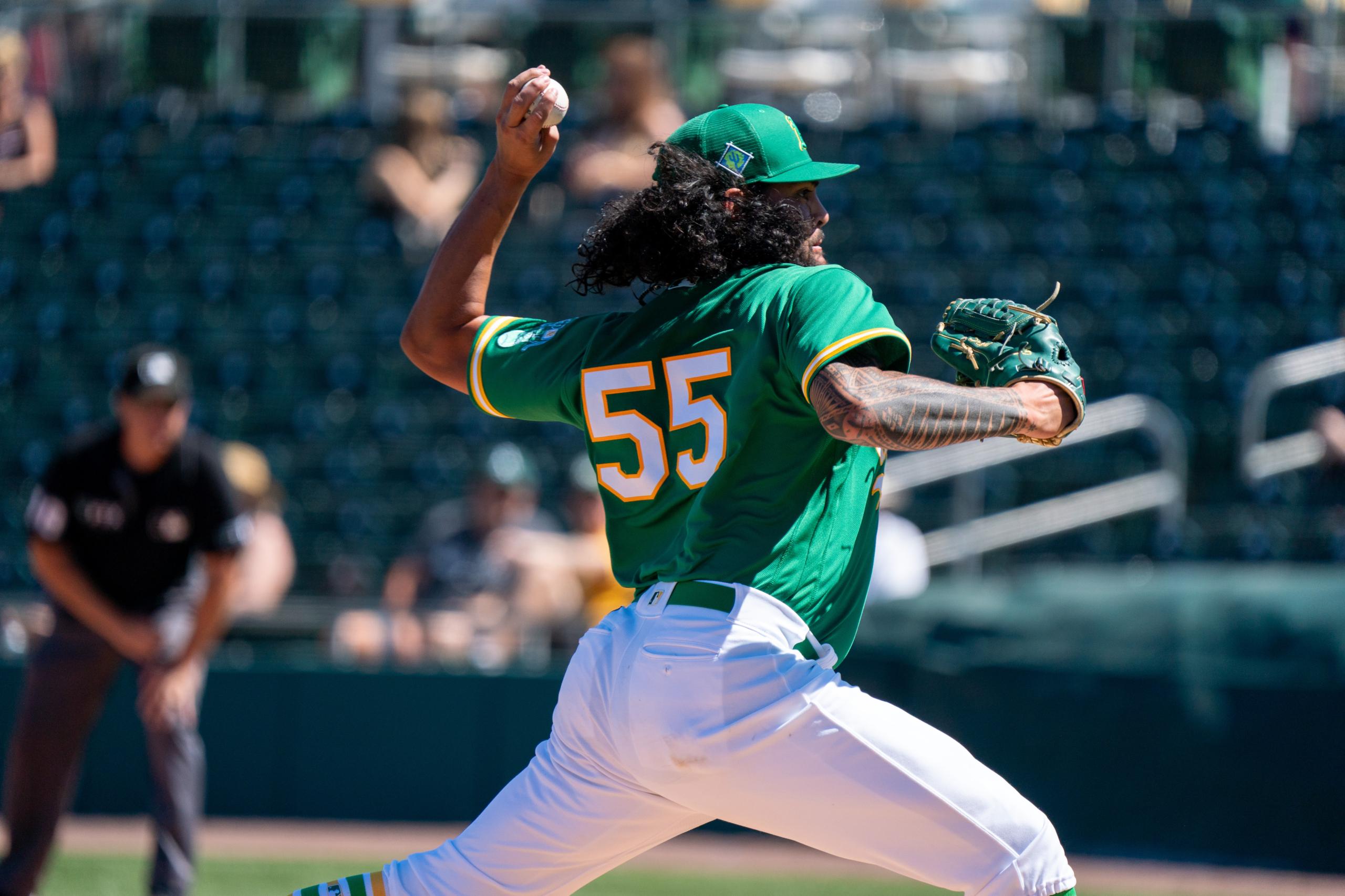 MLB: Spring Training-Texas Rangers at Oakland Athletics
