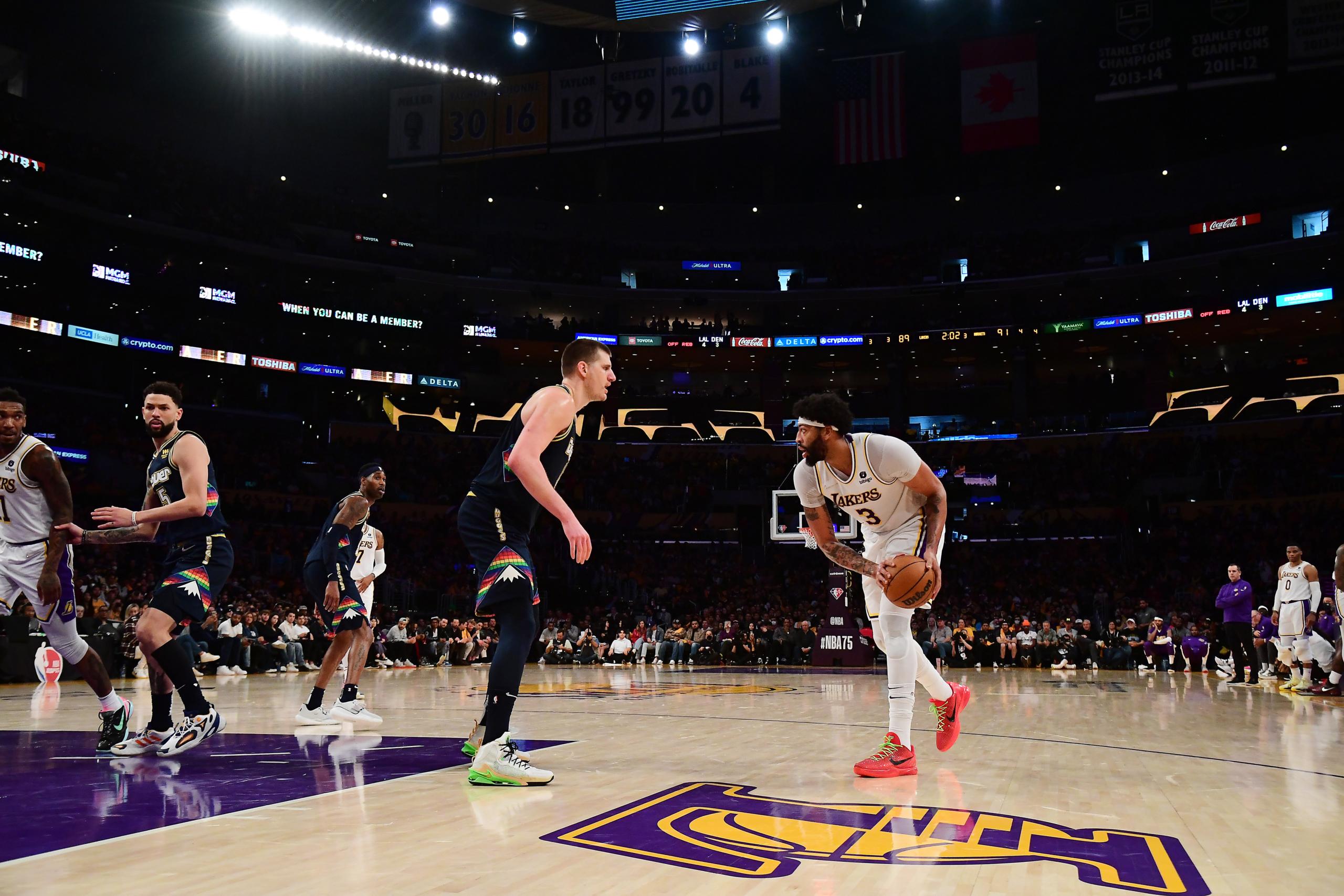 NBA: Denver Nuggets at Los Angeles Lakers