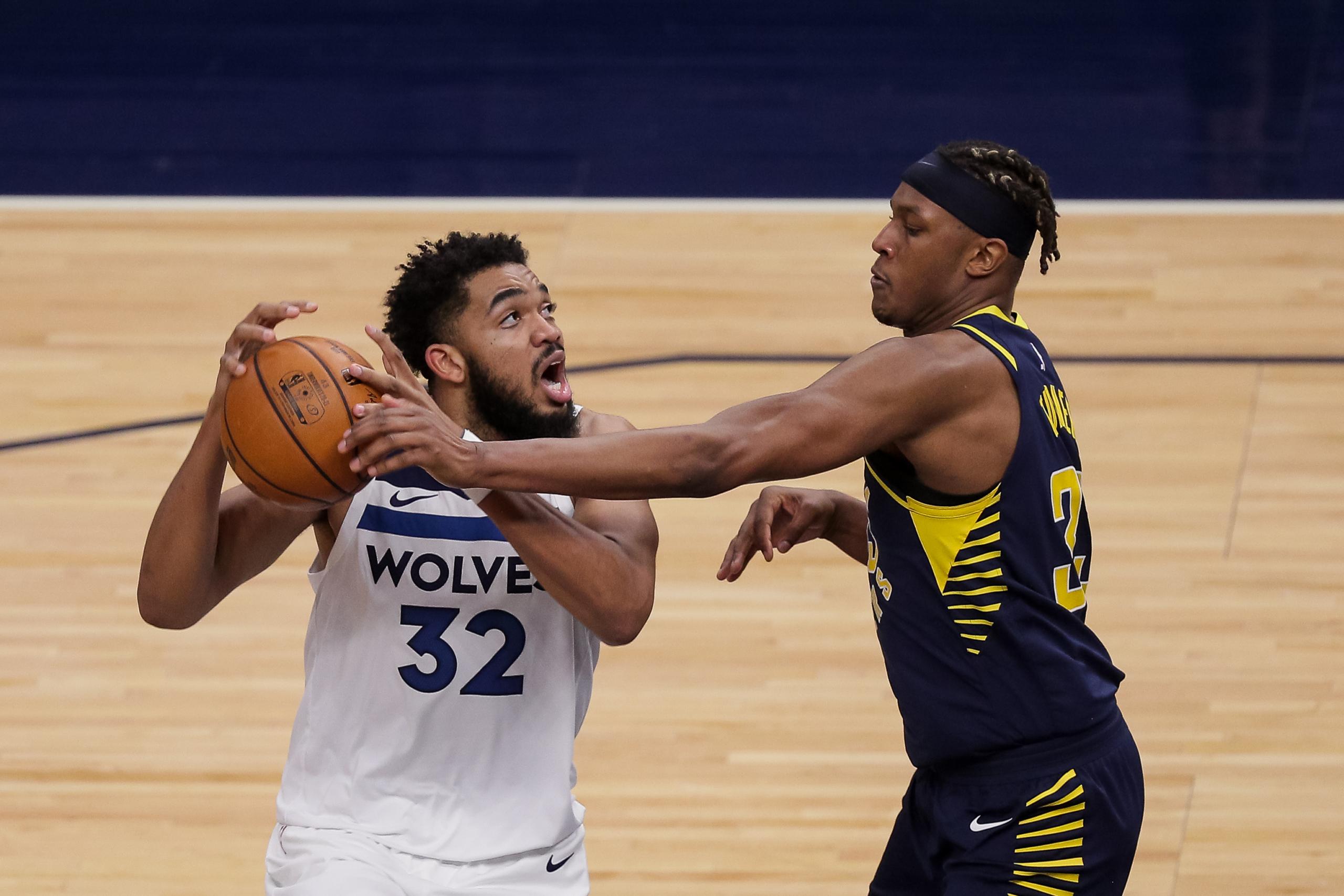 NBA: Indiana Pacers at Minnesota Timberwolves