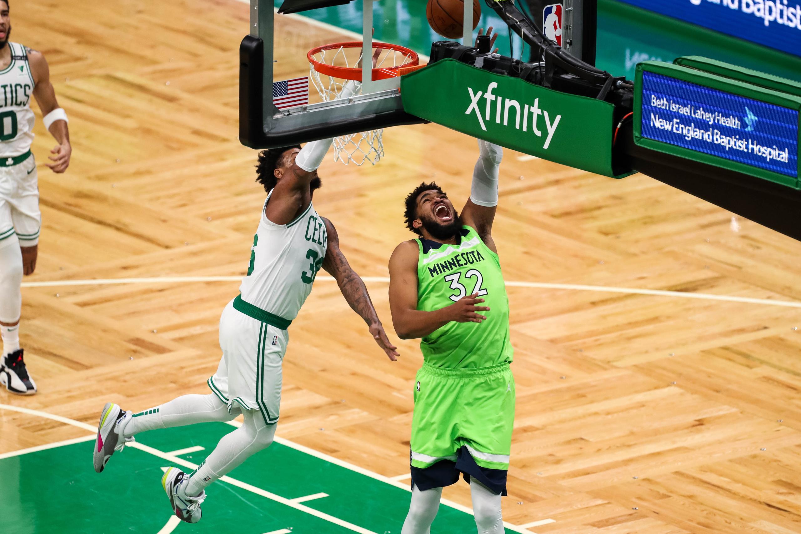 NBA: Minnesota Timberwolves at Boston Celtics