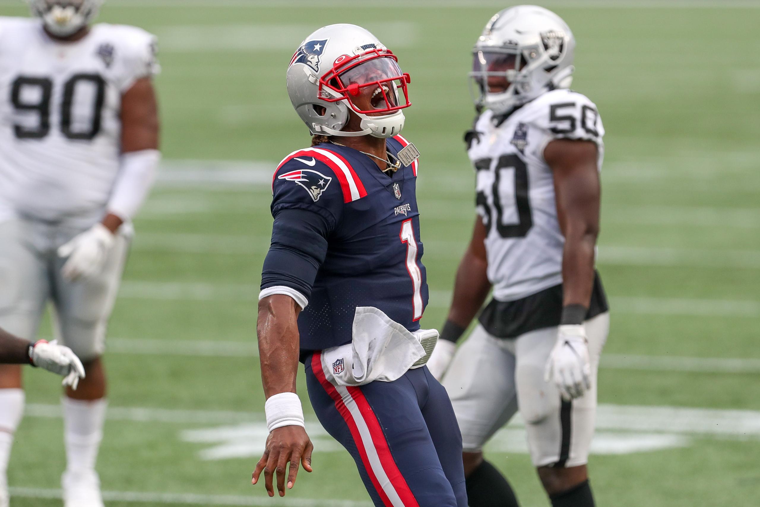 cam newton signs with the las vegas raiders