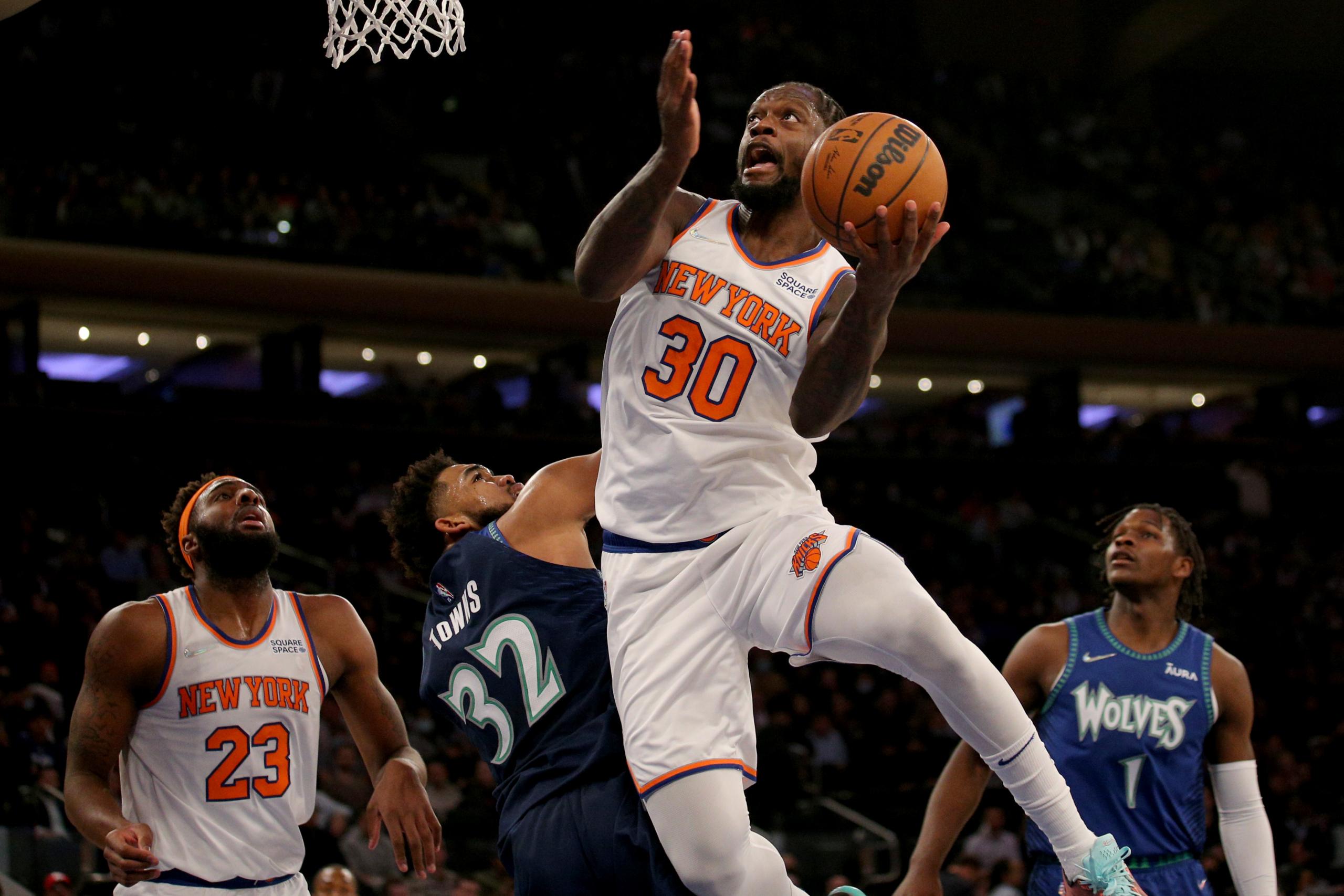 NBA: Minnesota Timberwolves at New York Knicks