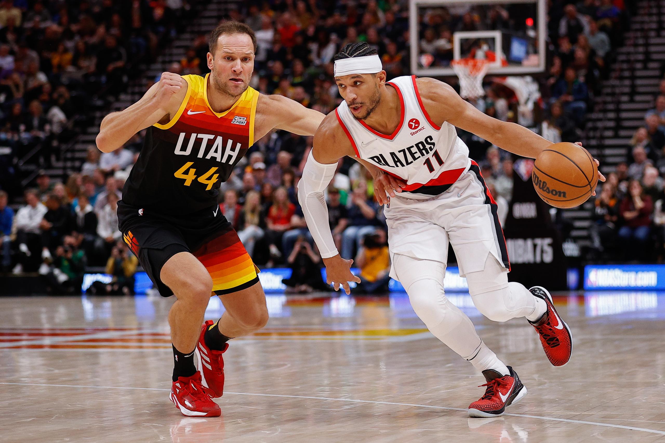 NBA: Portland Trail Blazers at Utah Jazz