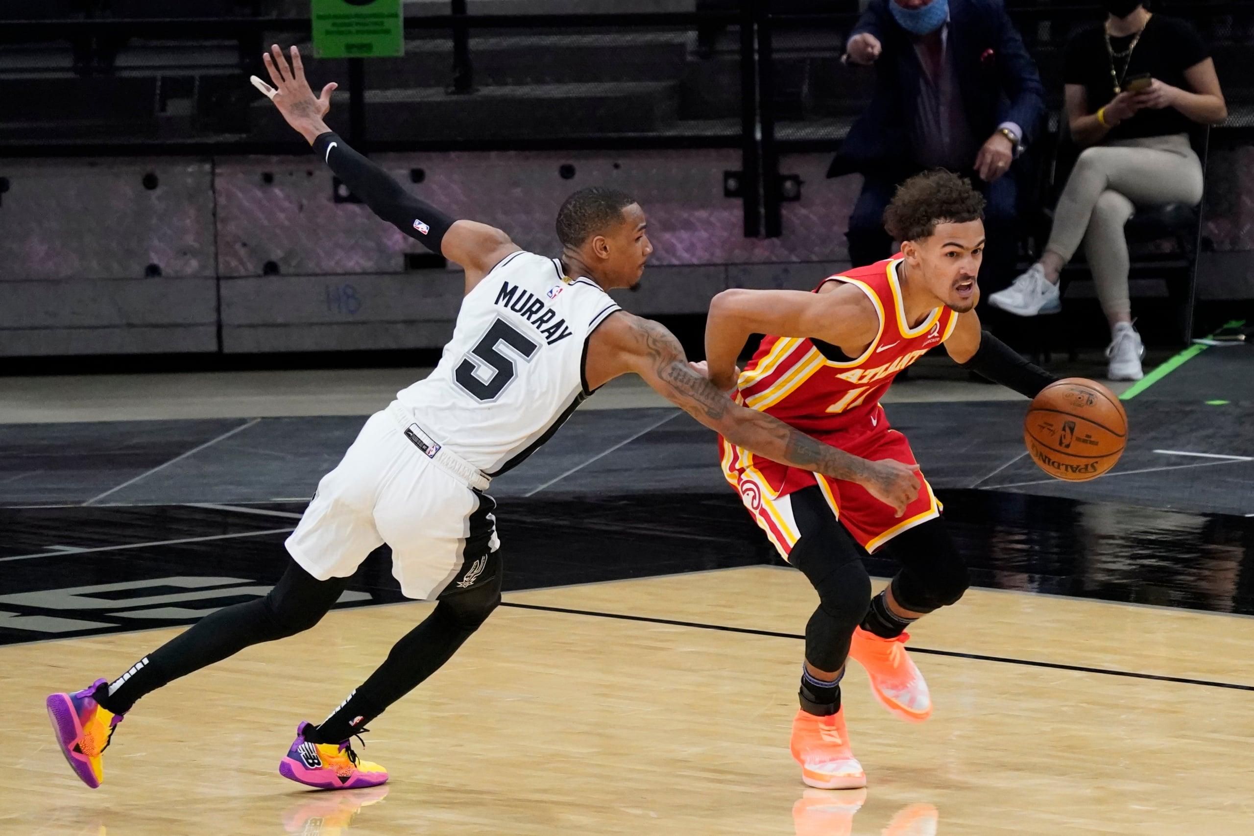 nba trades: dejounte murray to the atlanta hawks