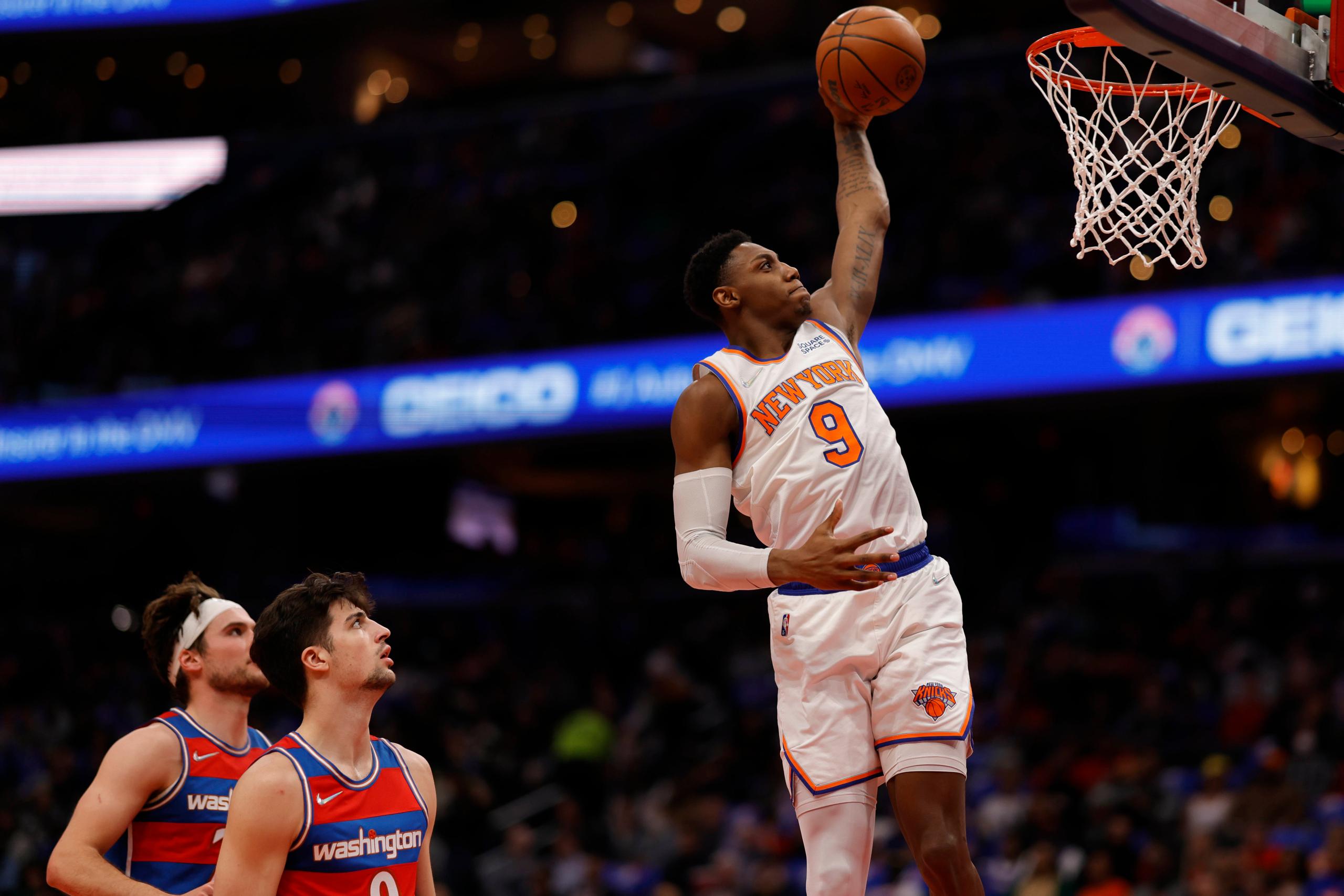 NBA: New York Knicks at Washington Wizards