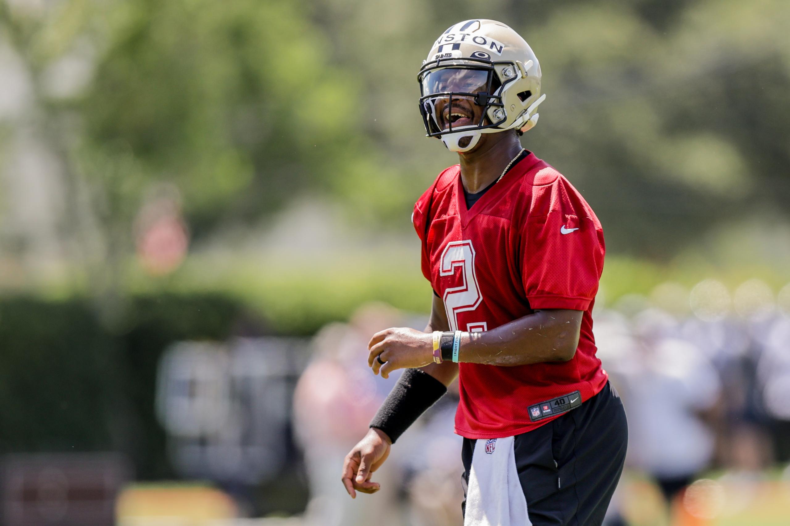 new orleans saints training camp: jameis winston