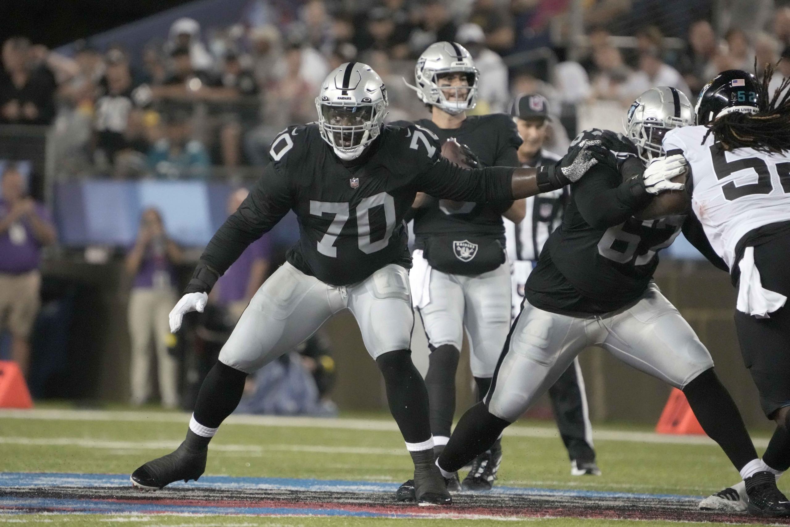 las vegas raider release alex leatherwood