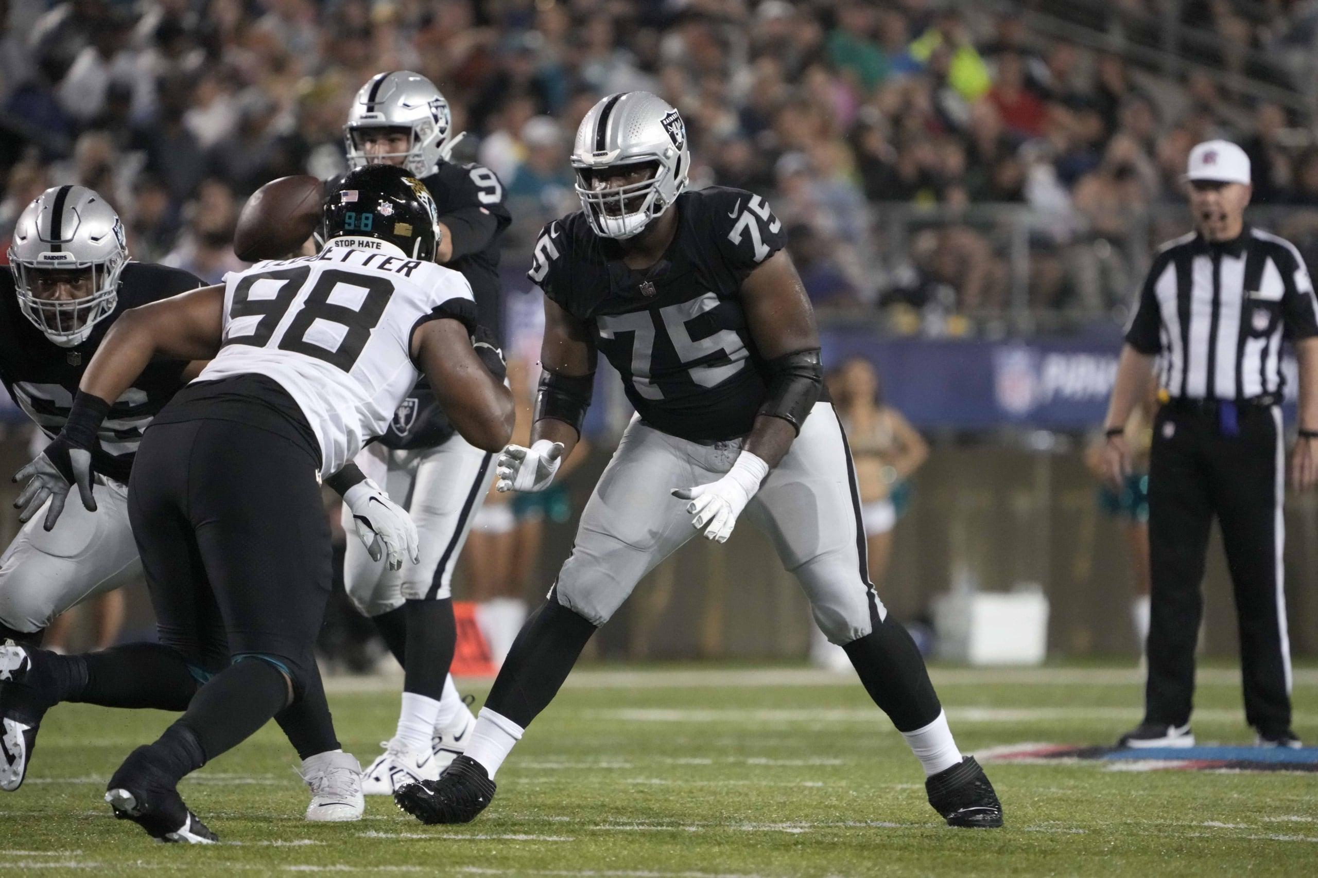 las vegas raiders' brandon parker injury