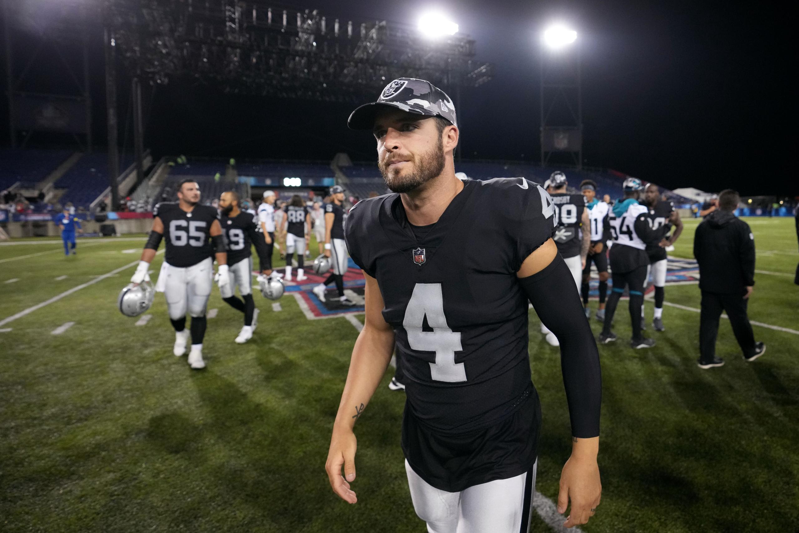 nfl 100: derek carr, las vegas raiders