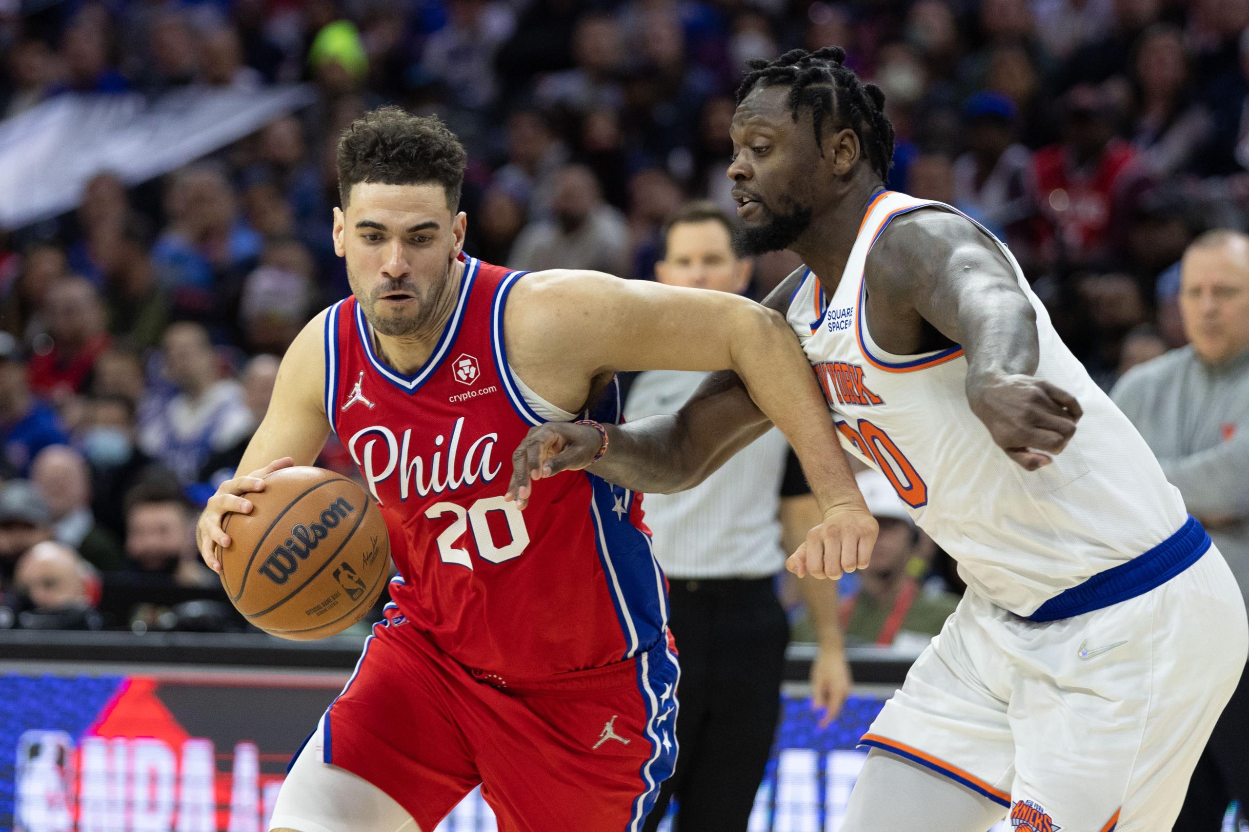 NBA: New York Knicks at Philadelphia 76ers